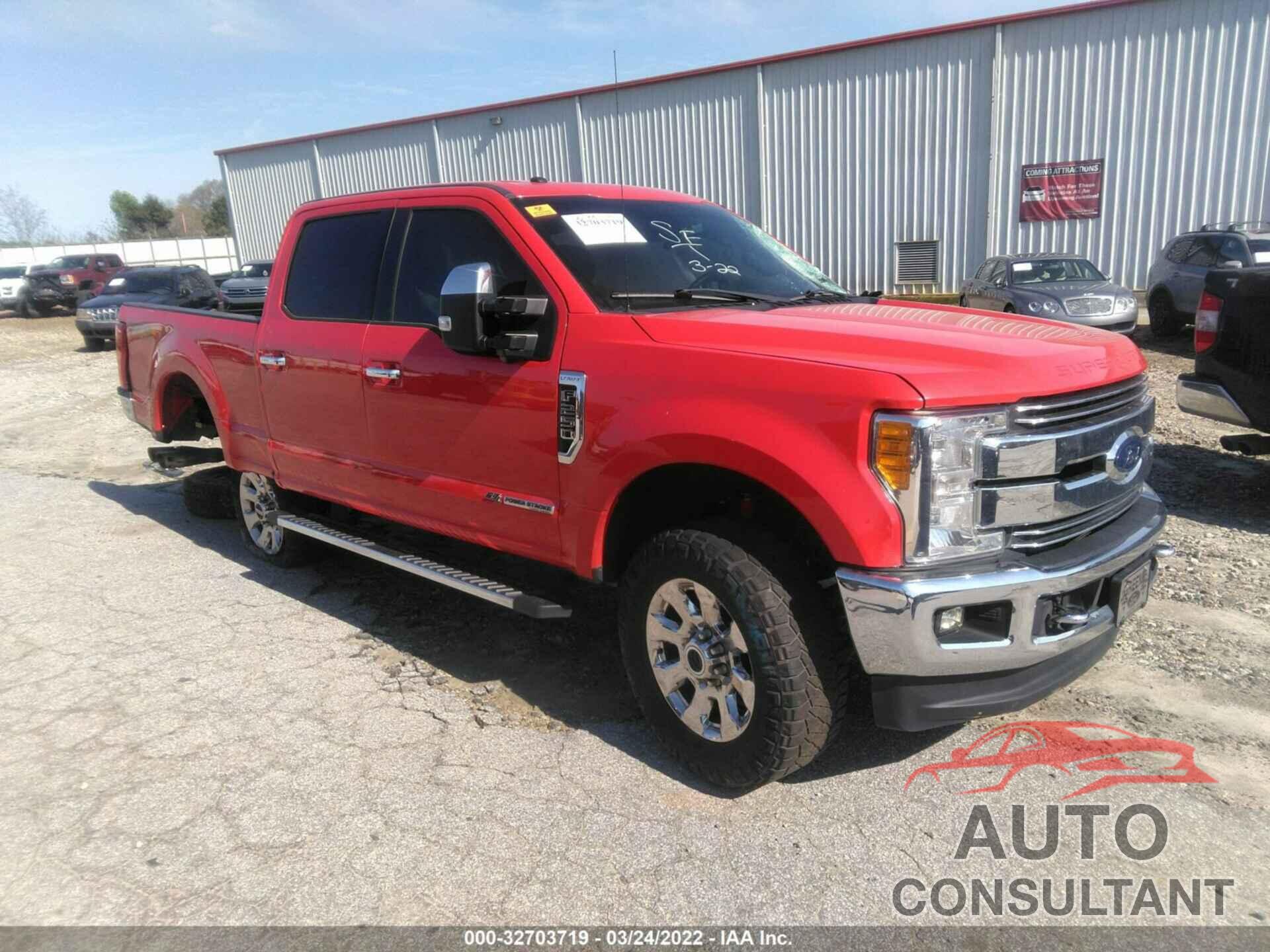 FORD SUPER DUTY F-250 SRW 2017 - 1FT7W2BT5HEE41055