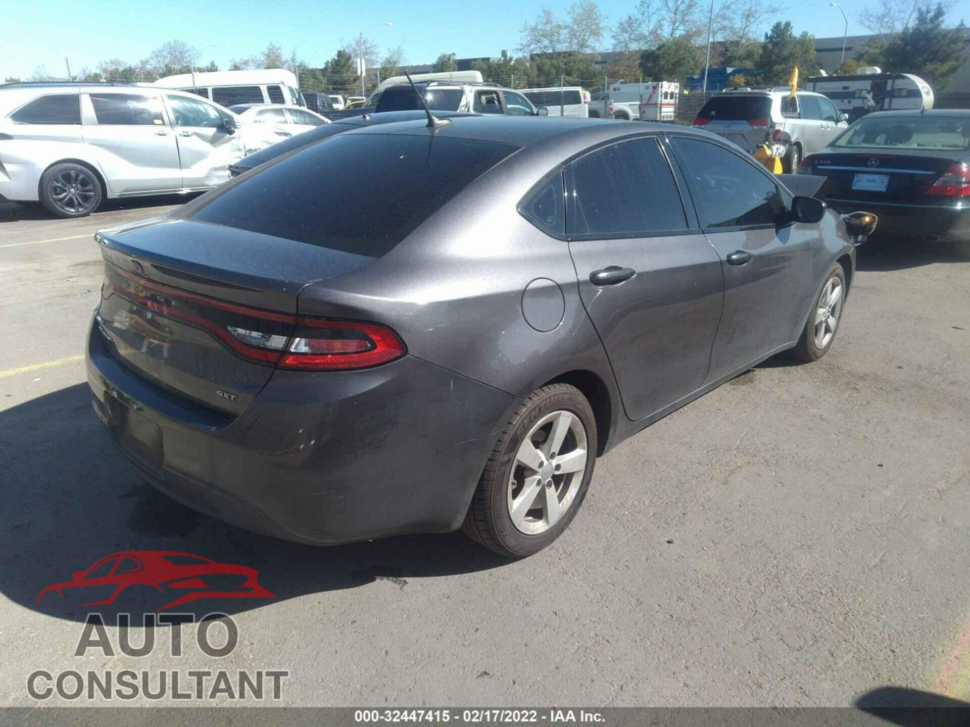 DODGE DART 2016 - 1C3CDFBB8GD680899