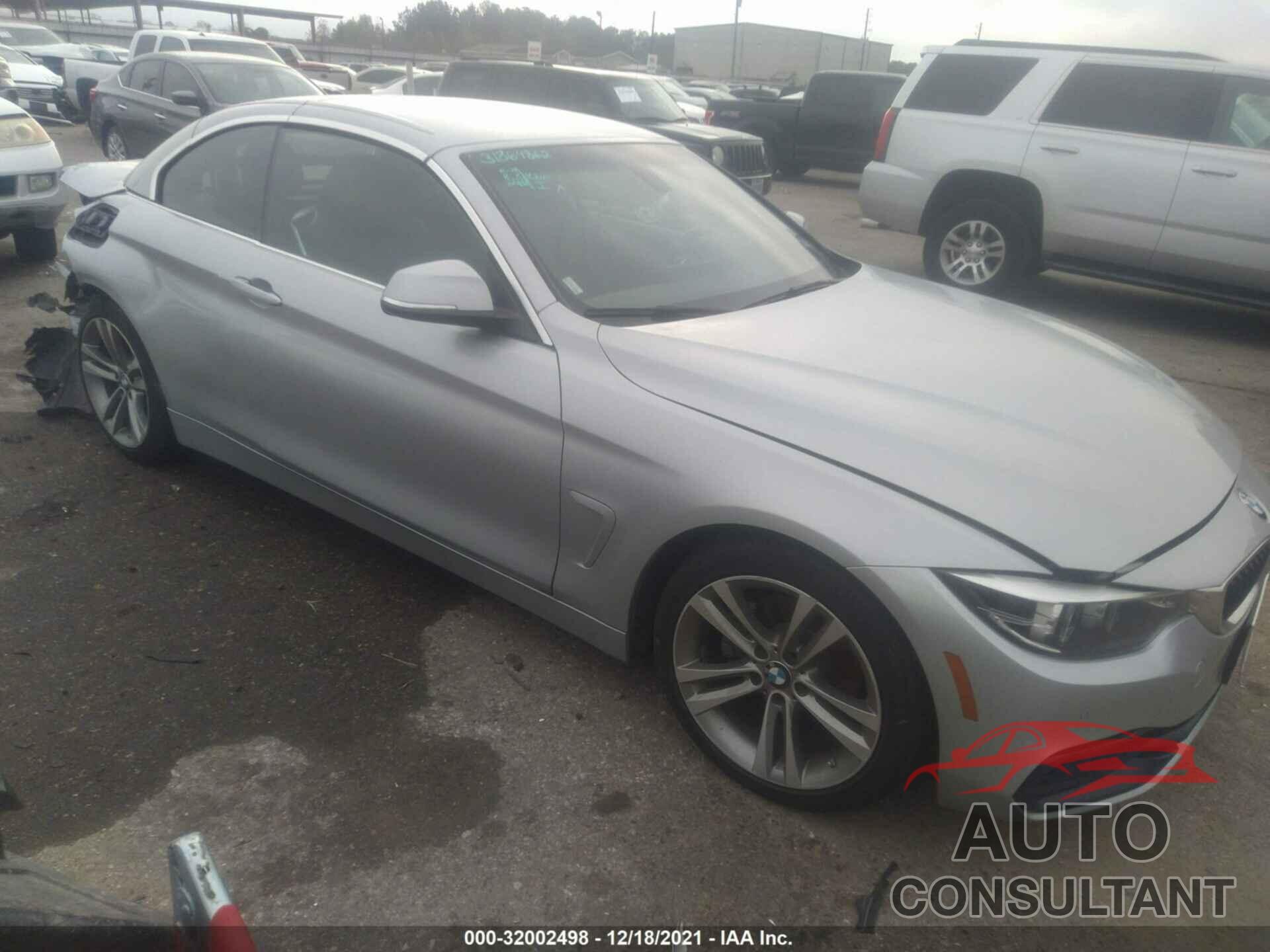 BMW 4 SERIES 2018 - WBA4Z1C53JEC59963