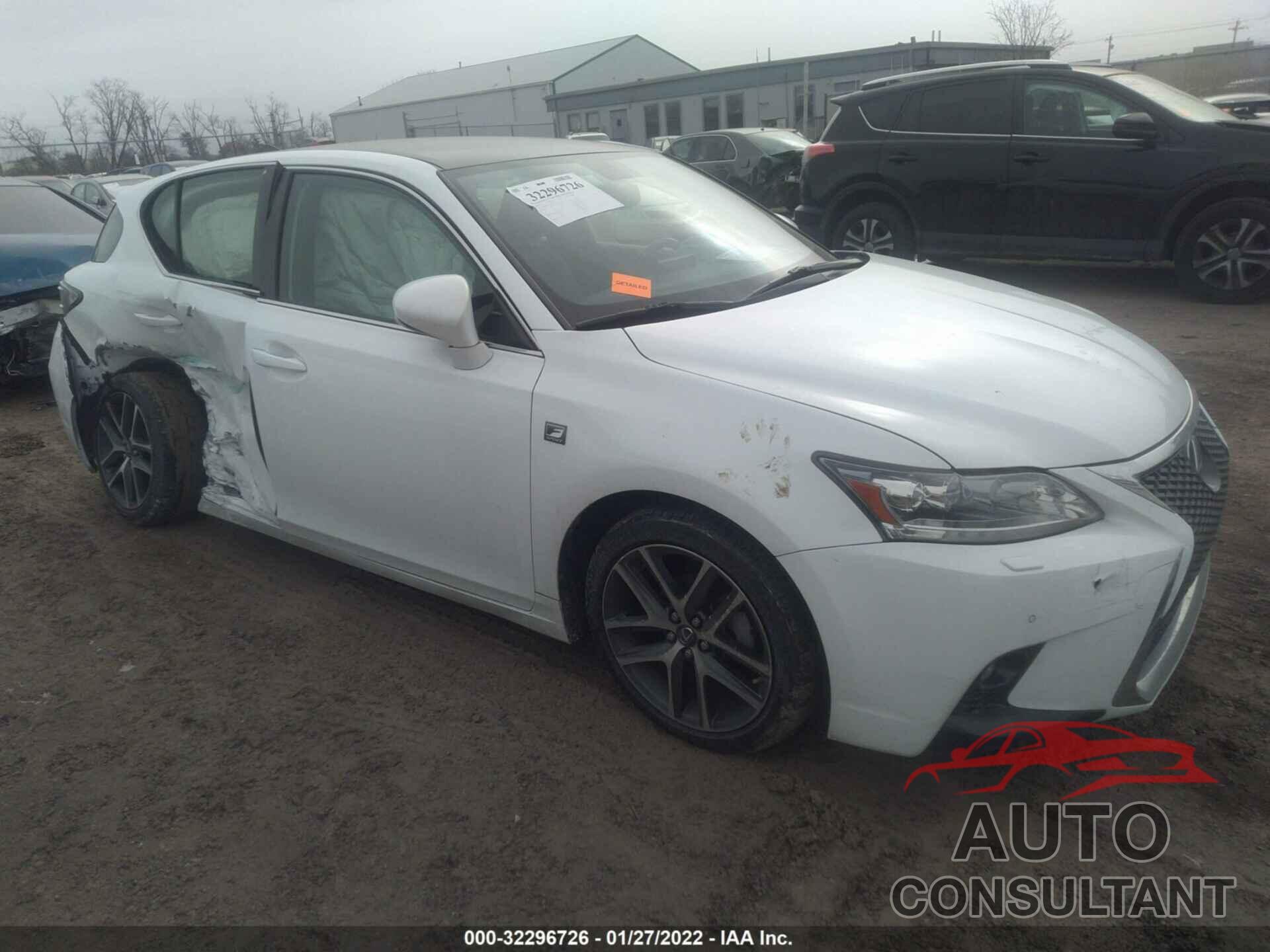 LEXUS CT 200H 2016 - JTHKD5BH4G2276224