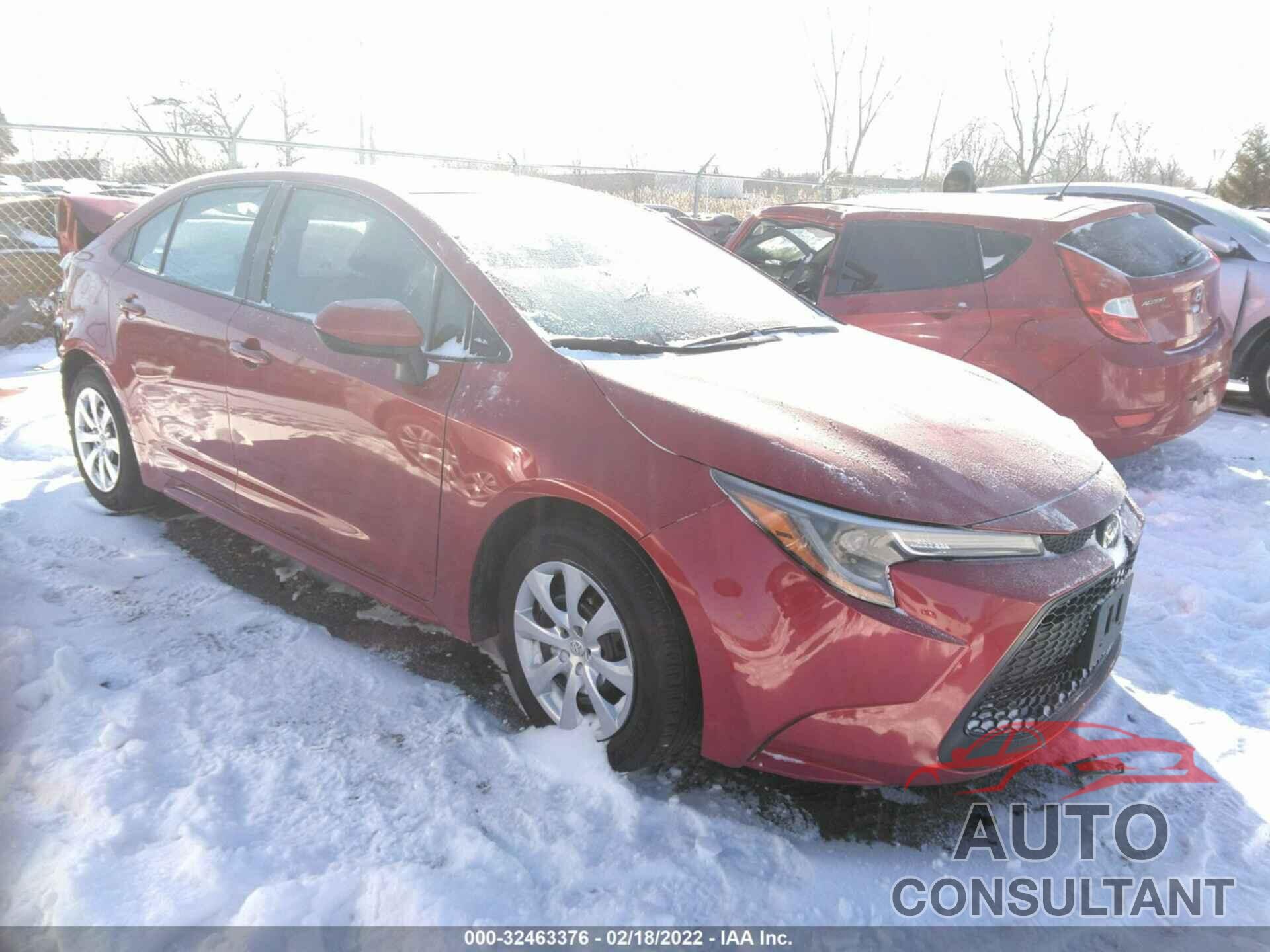 TOYOTA COROLLA 2020 - 5YFEPRAE0LP068342