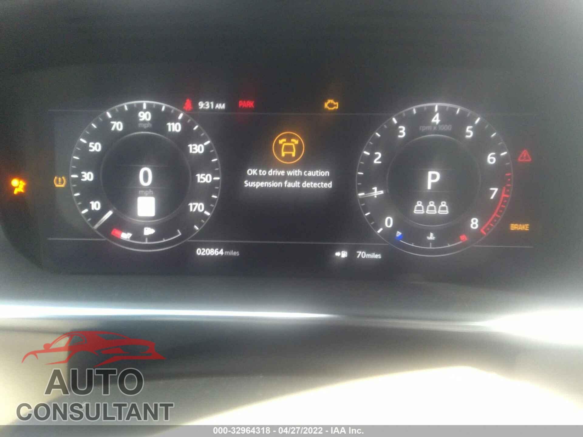 LAND ROVER RANGE ROVER 2020 - SALGS2SE2LA590724