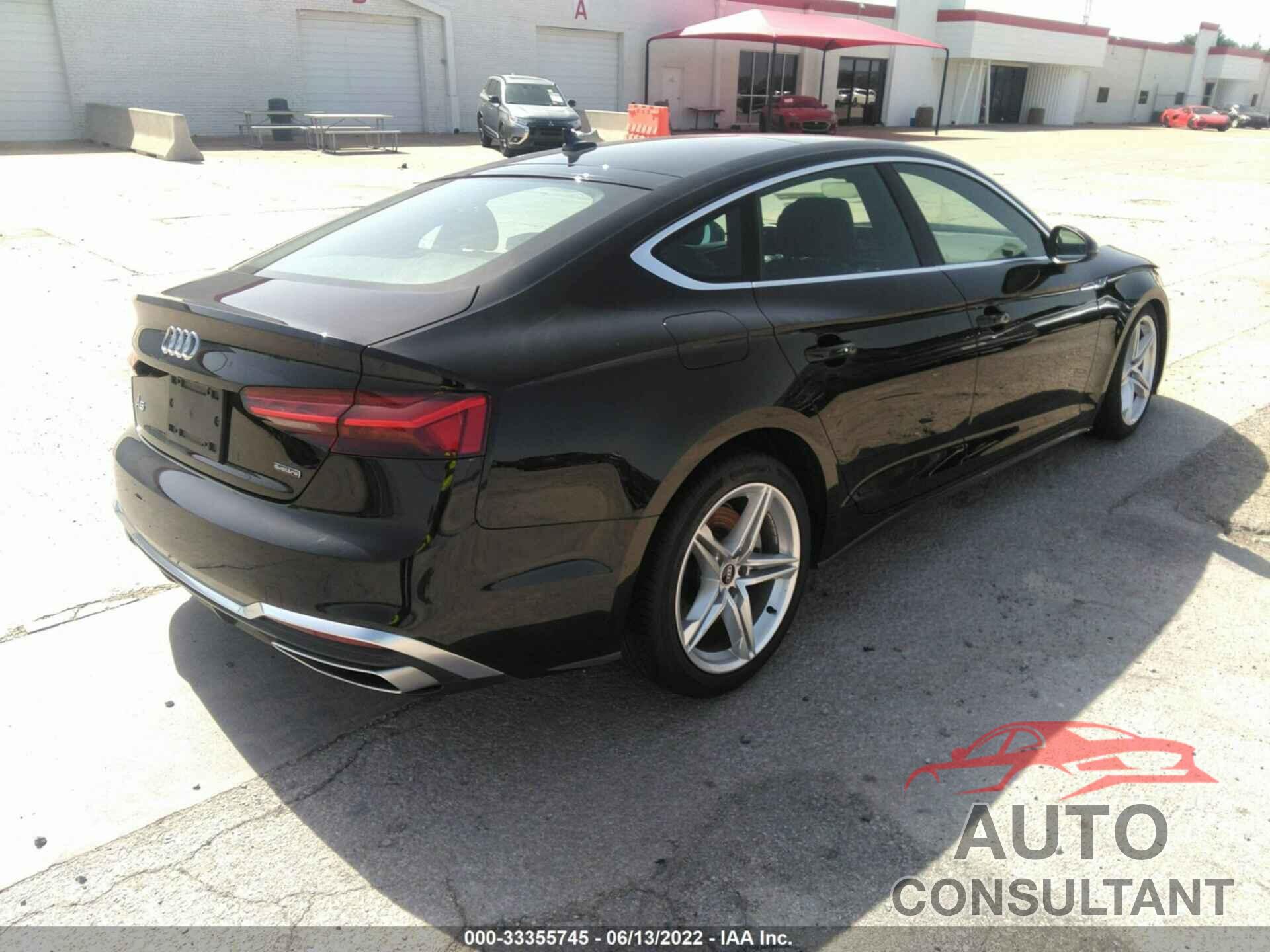 AUDI A5 SPORTBACK 2021 - WAUDACF50MA045892