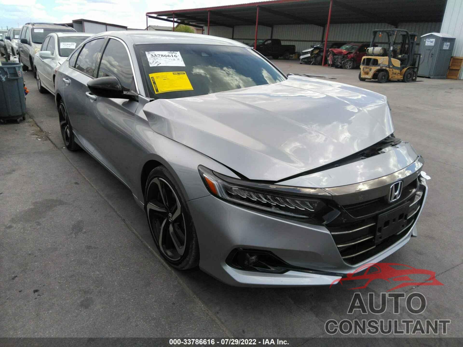 HONDA ACCORD SEDAN 2021 - 1HGCV1F47MA094619