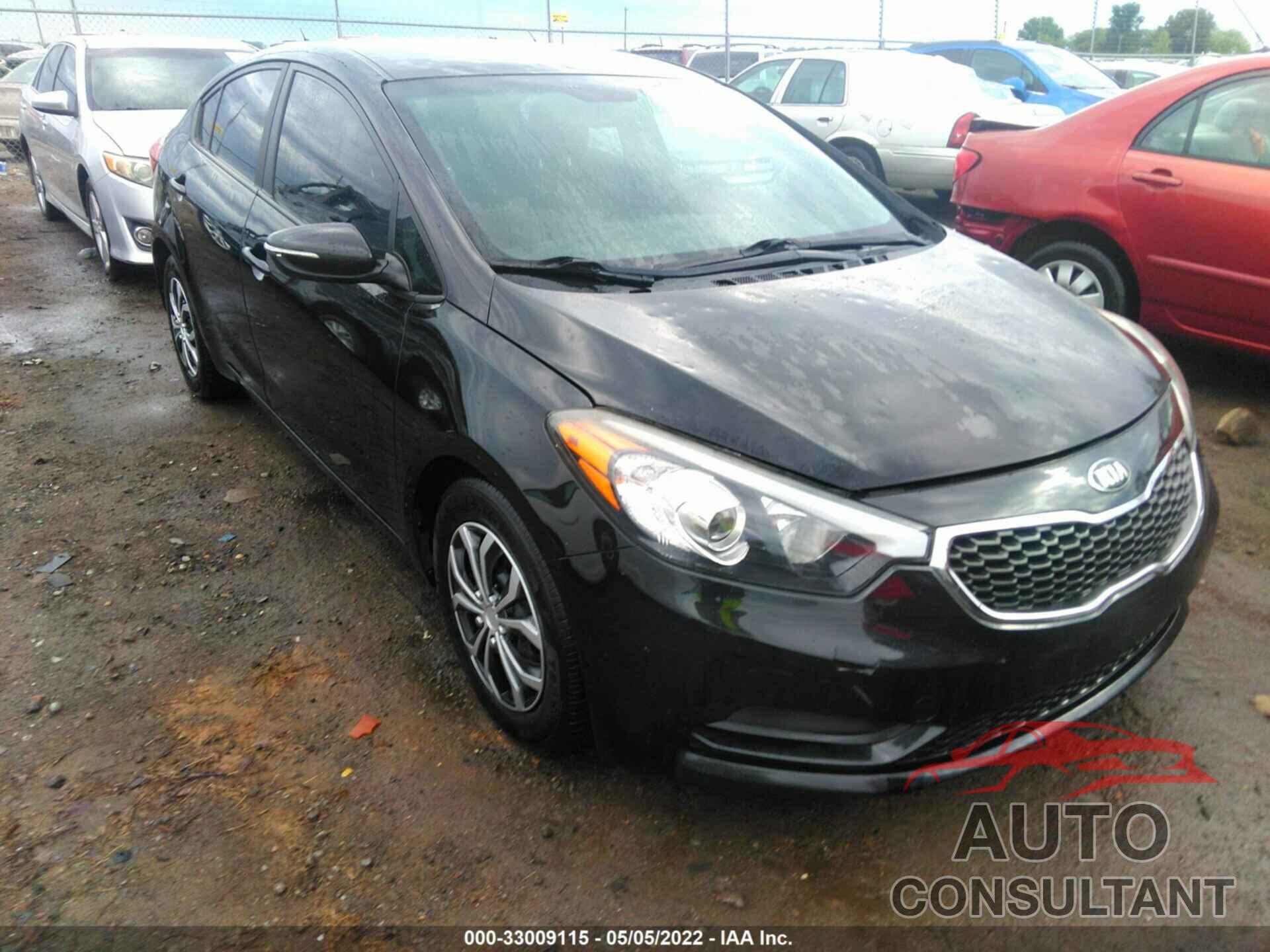 KIA FORTE 2016 - KNAFX4A67G5523932