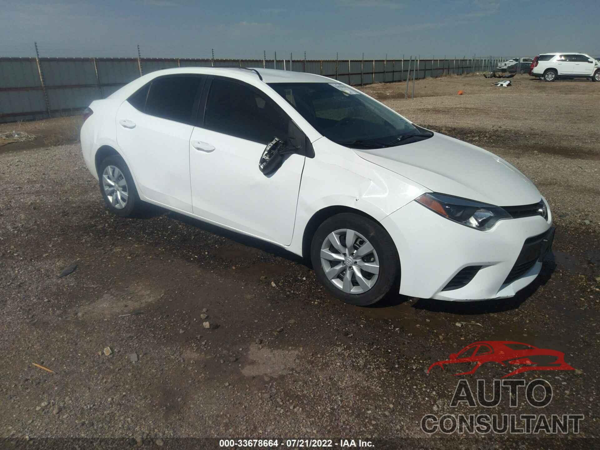 TOYOTA COROLLA 2016 - 5YFBURHE4GP530389