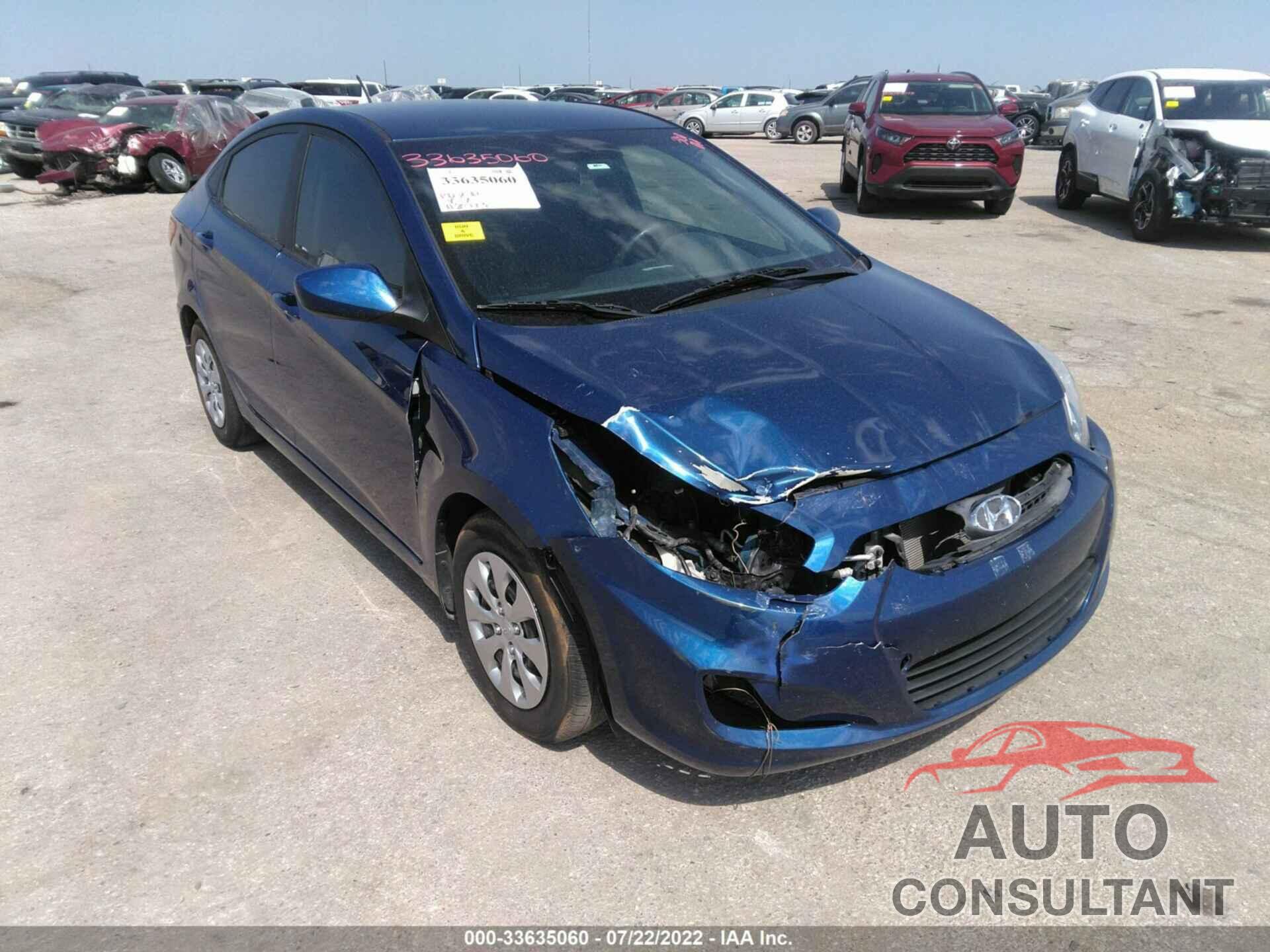 HYUNDAI ACCENT 2017 - KMHCT4AE3HU266294