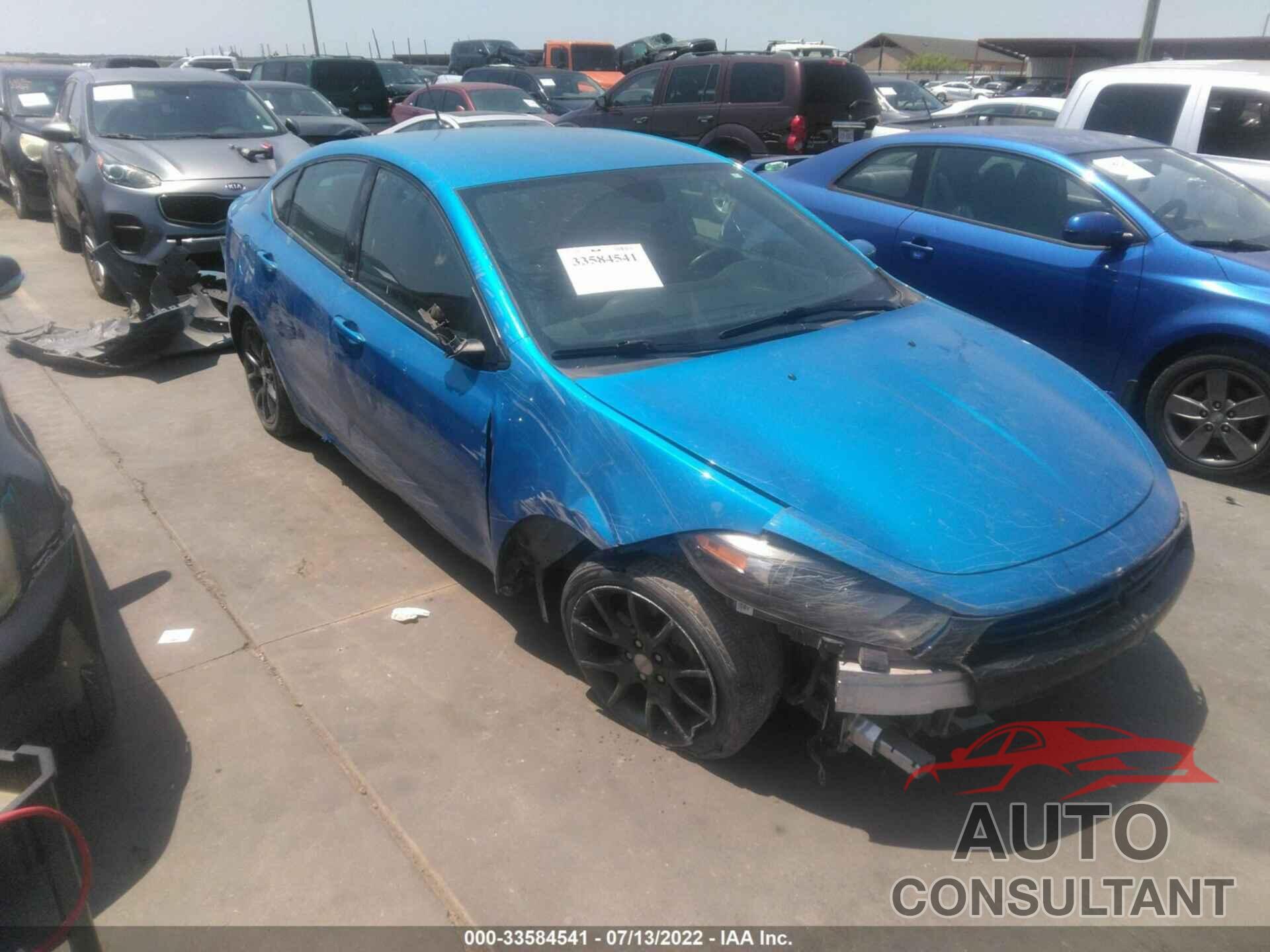 DODGE DART 2016 - 1C3CDFBB5GD539451