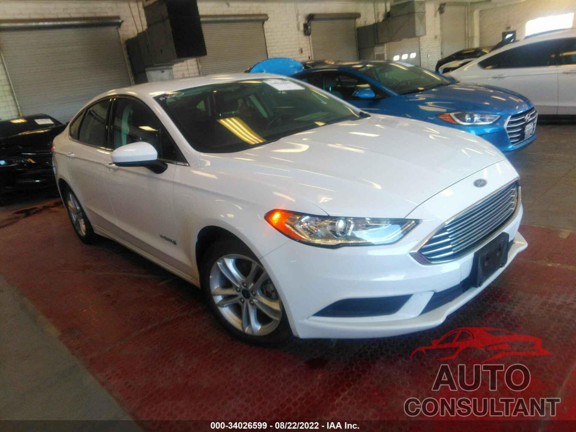 FORD FUSION HYBRID 2018 - 3FA6P0LU7JR169993