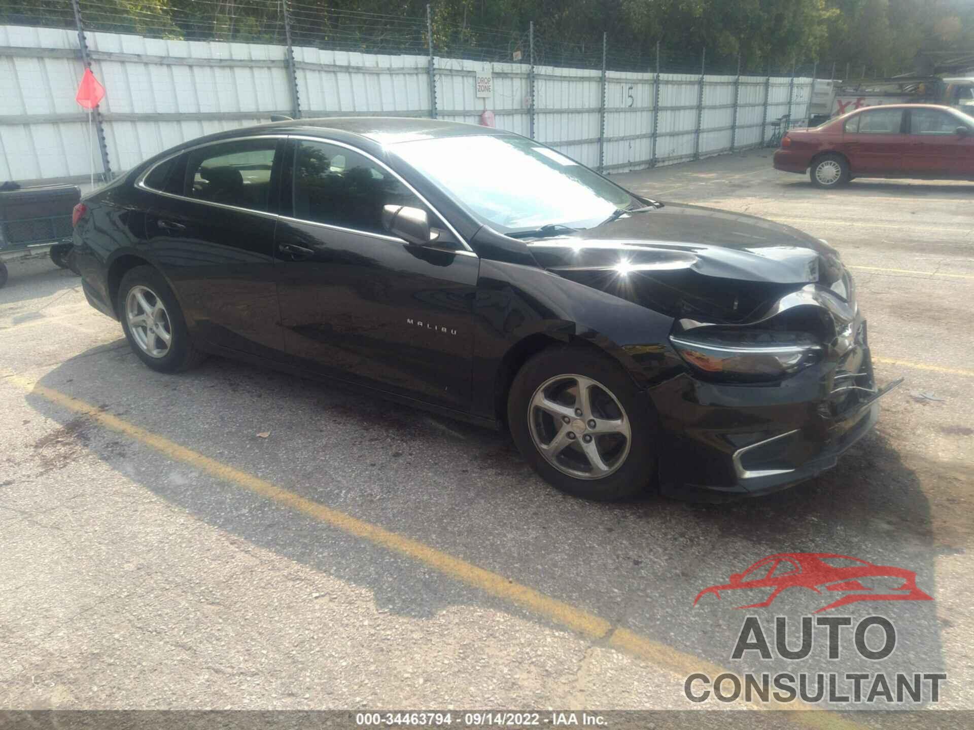 CHEVROLET MALIBU 2017 - 1G1ZB5ST9HF206005