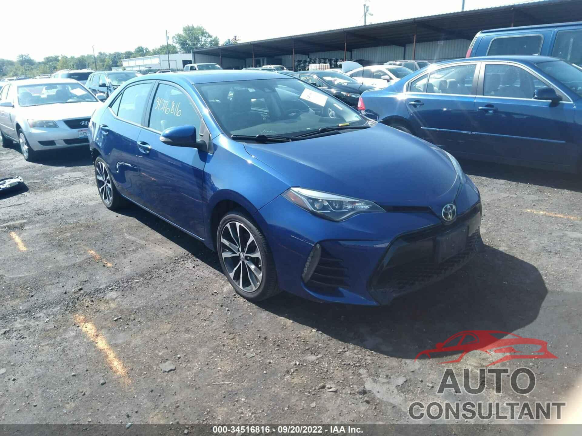 TOYOTA COROLLA 2017 - 2T1BURHE8HC887155