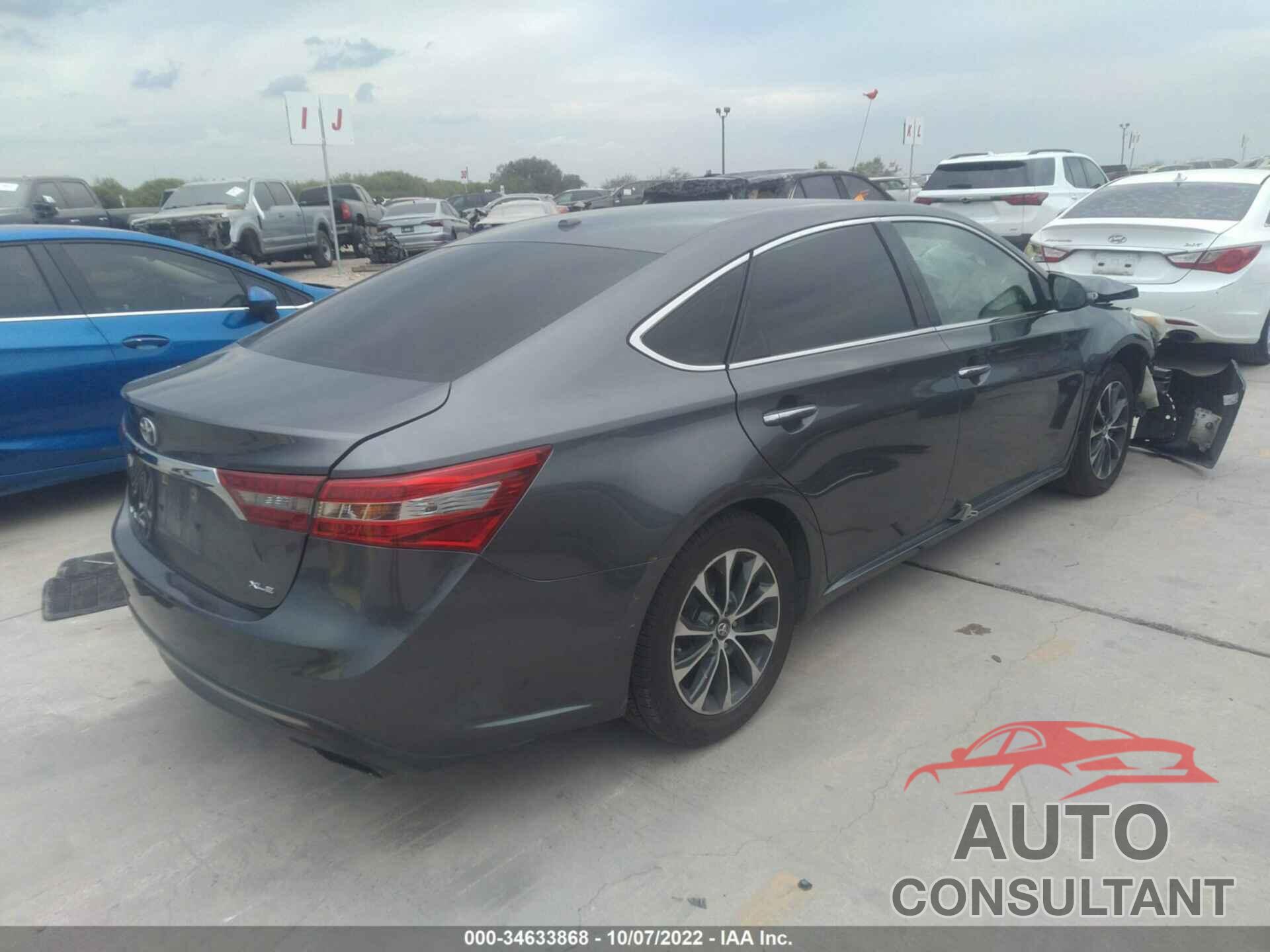 TOYOTA AVALON 2016 - 4T1BK1EB3GU211193