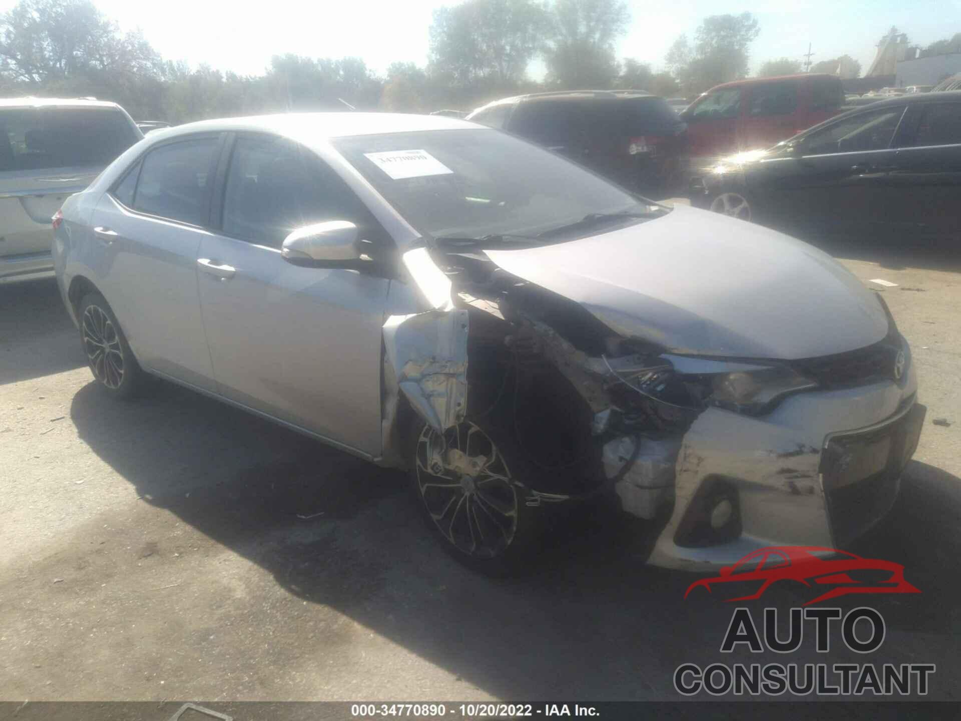 TOYOTA COROLLA 2016 - 5YFBURHE6GP424090