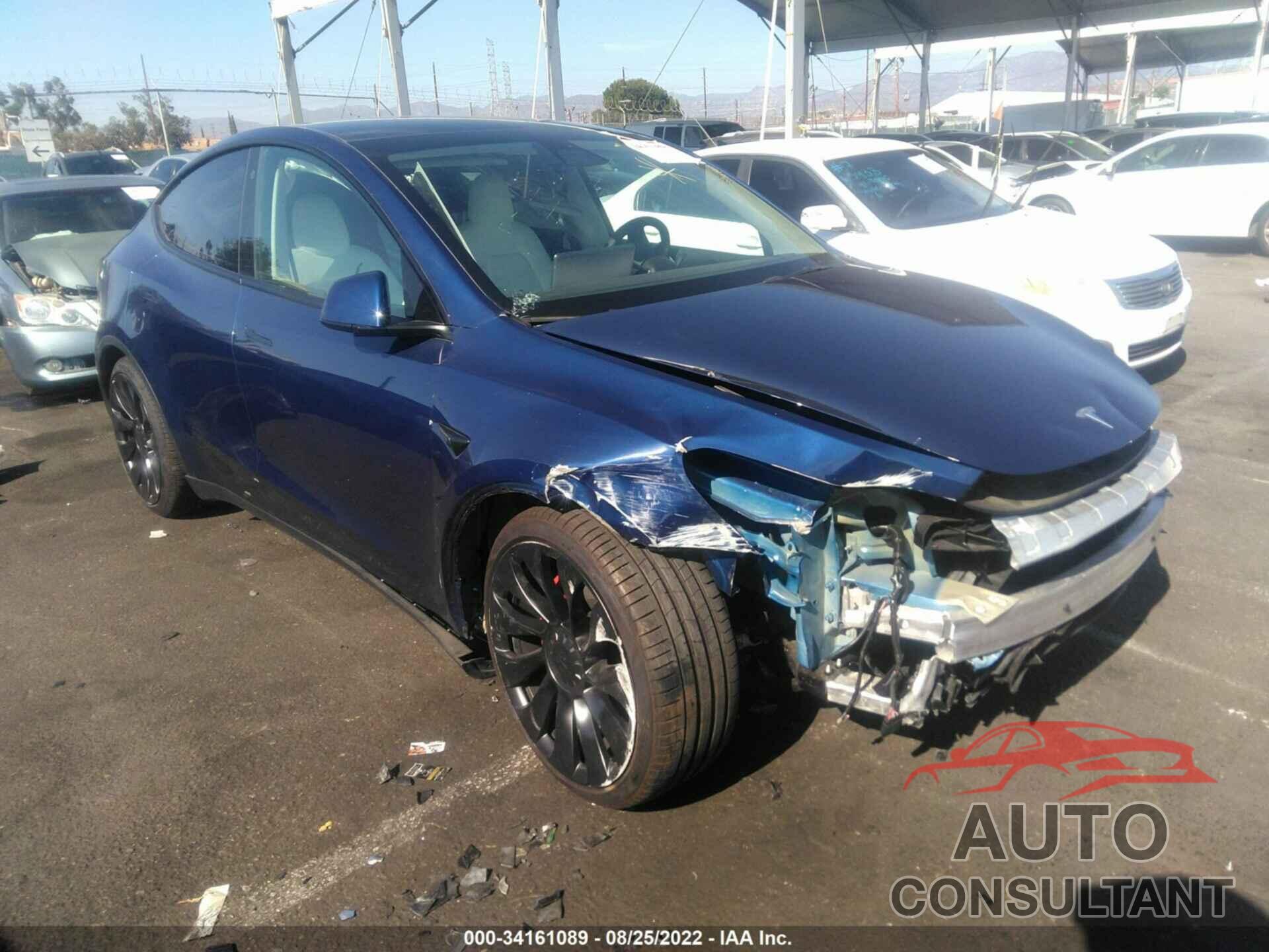TESLA MODEL Y 2022 - 7SAYGDEF0NF389186