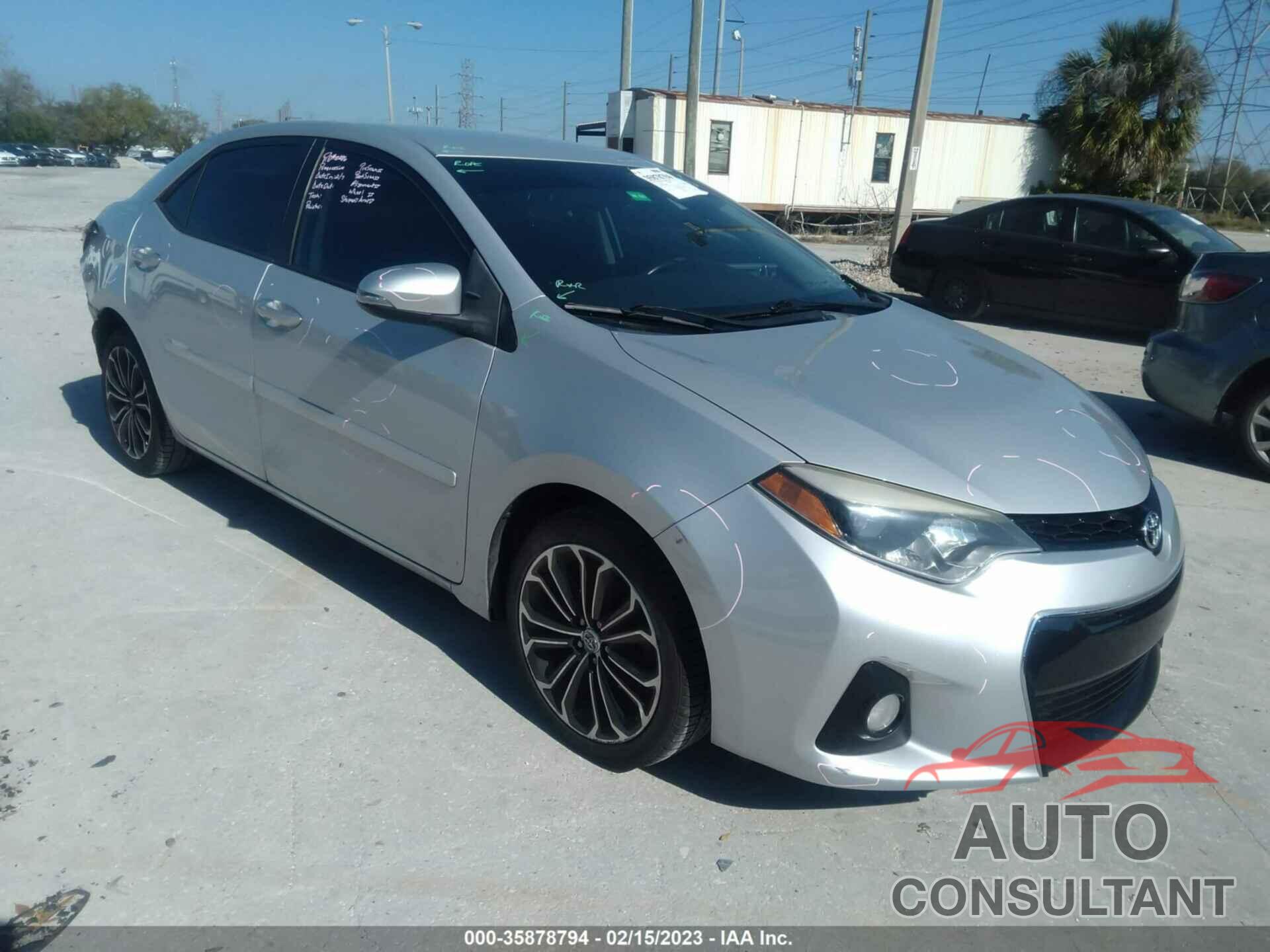 TOYOTA COROLLA 2015 - 2T1BURHE3FC387322