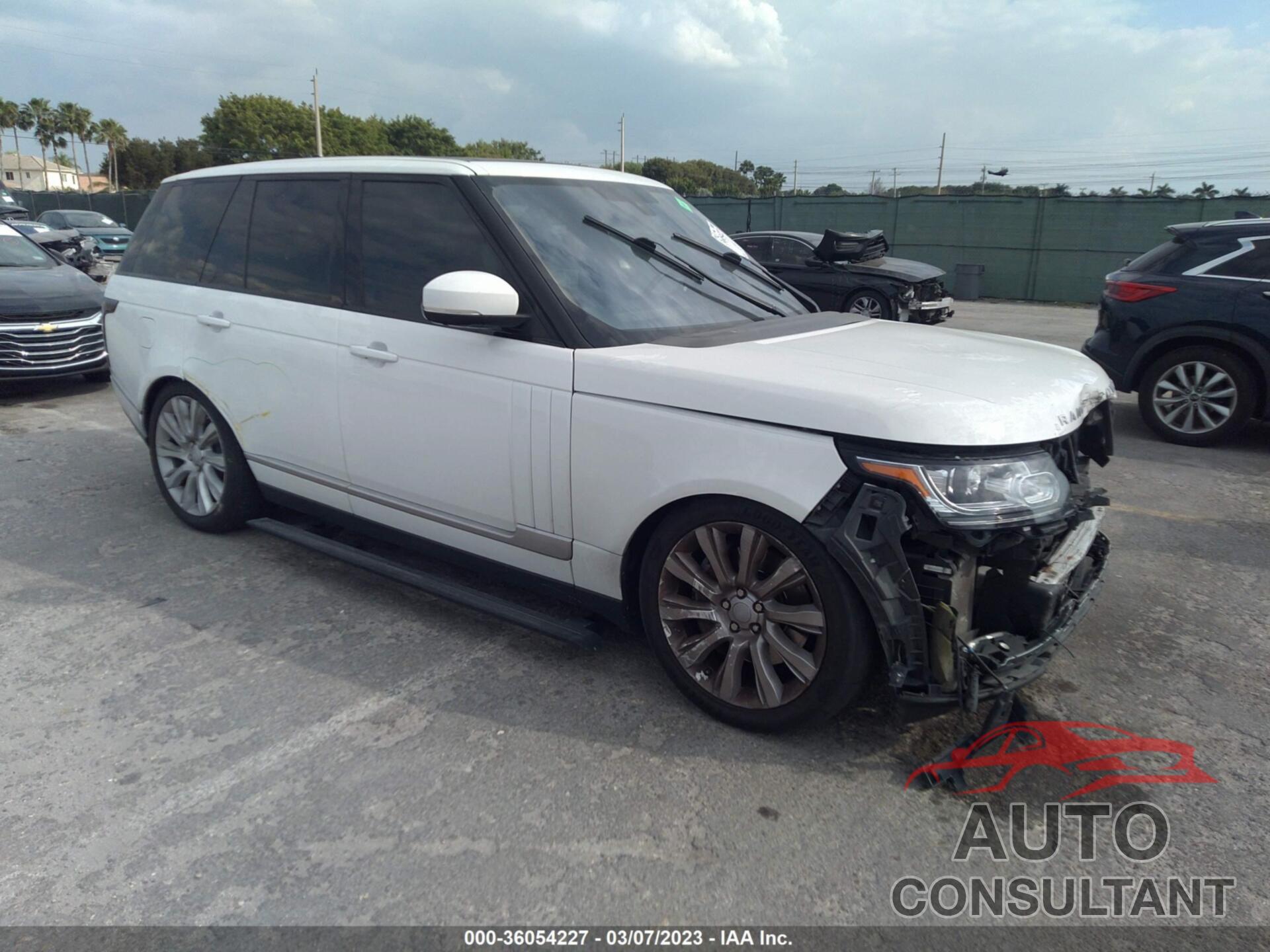 LAND ROVER RANGE ROVER 2016 - SALGS2EF8GA260550