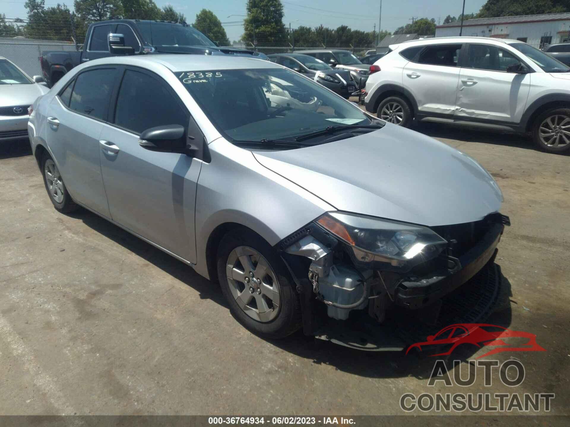 TOYOTA COROLLA 2016 - 5YFBURHE2GP467339