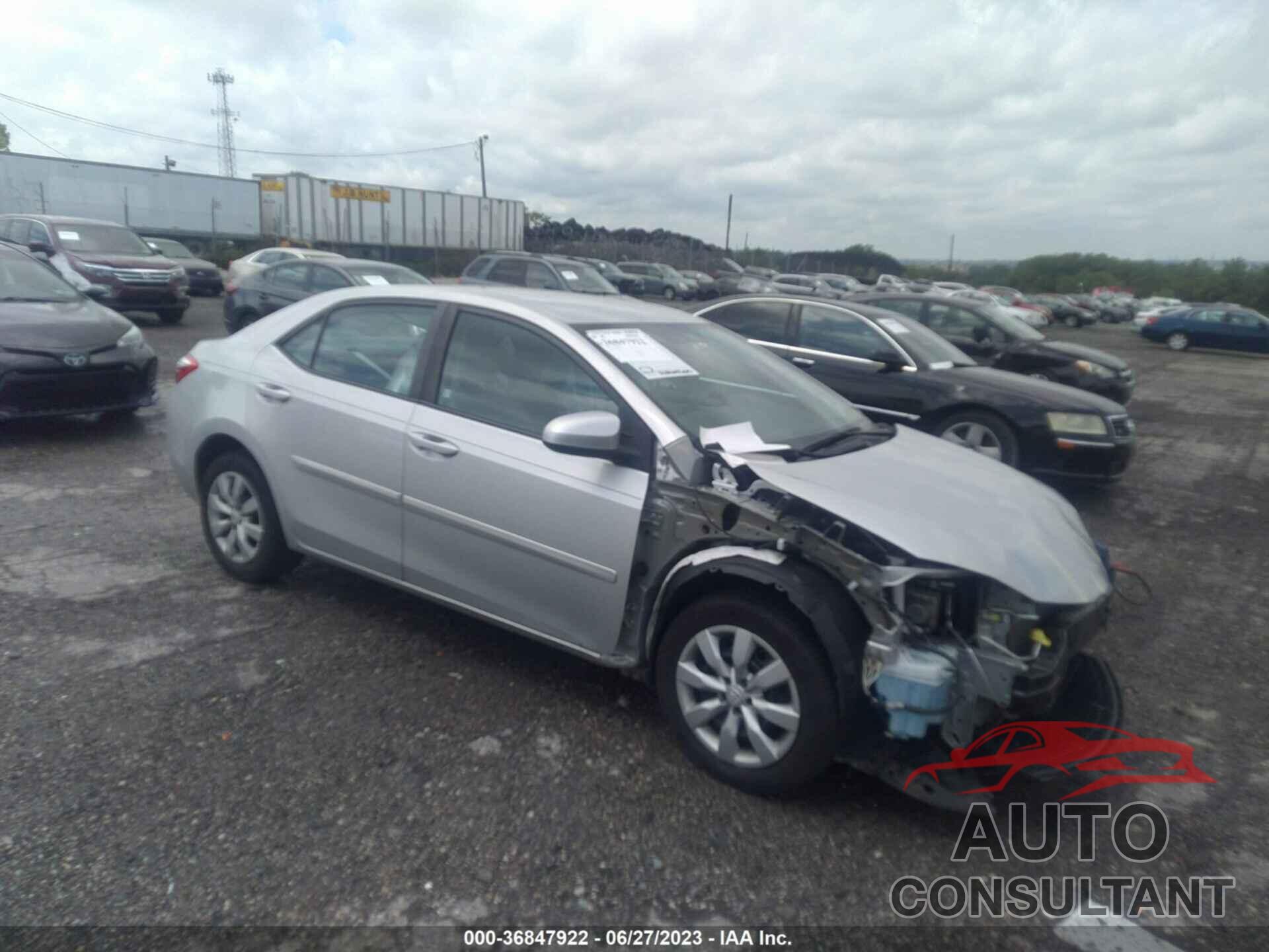 TOYOTA COROLLA 2016 - 2T1BURHE5GC496334