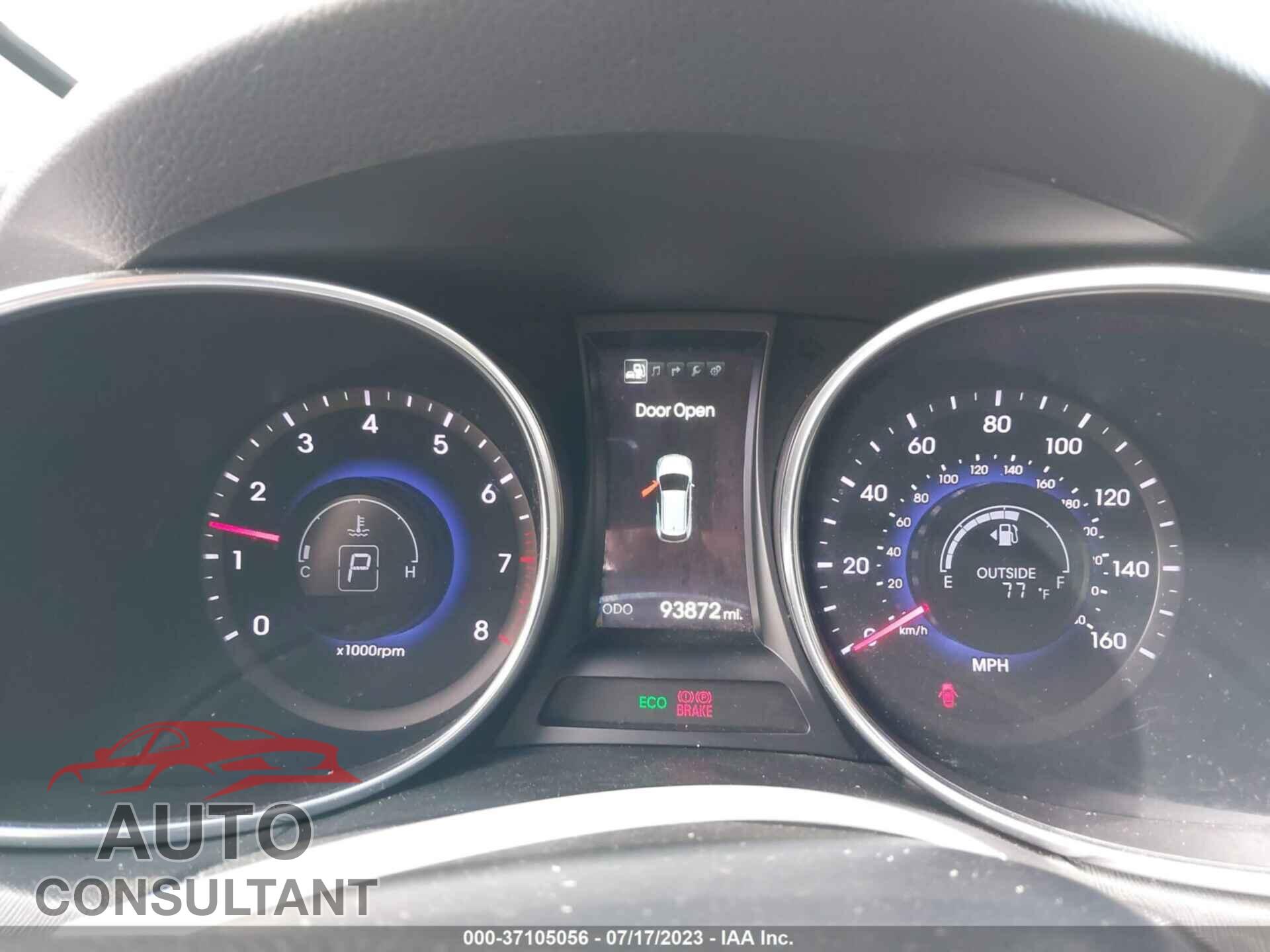 HYUNDAI SANTA FE 2016 - KM8SR4HF4GU145703