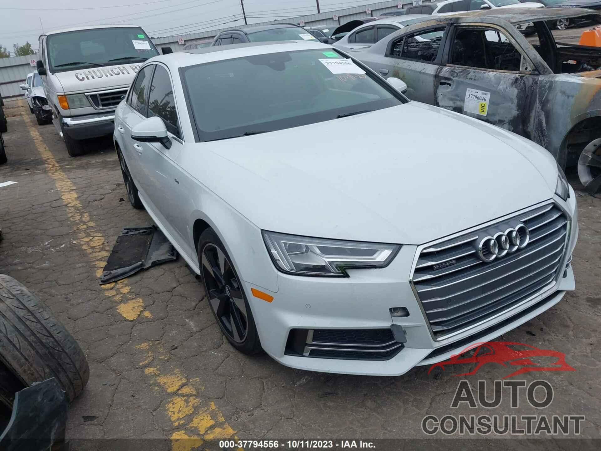 AUDI A4 2017 - WAUENAF46HN006596