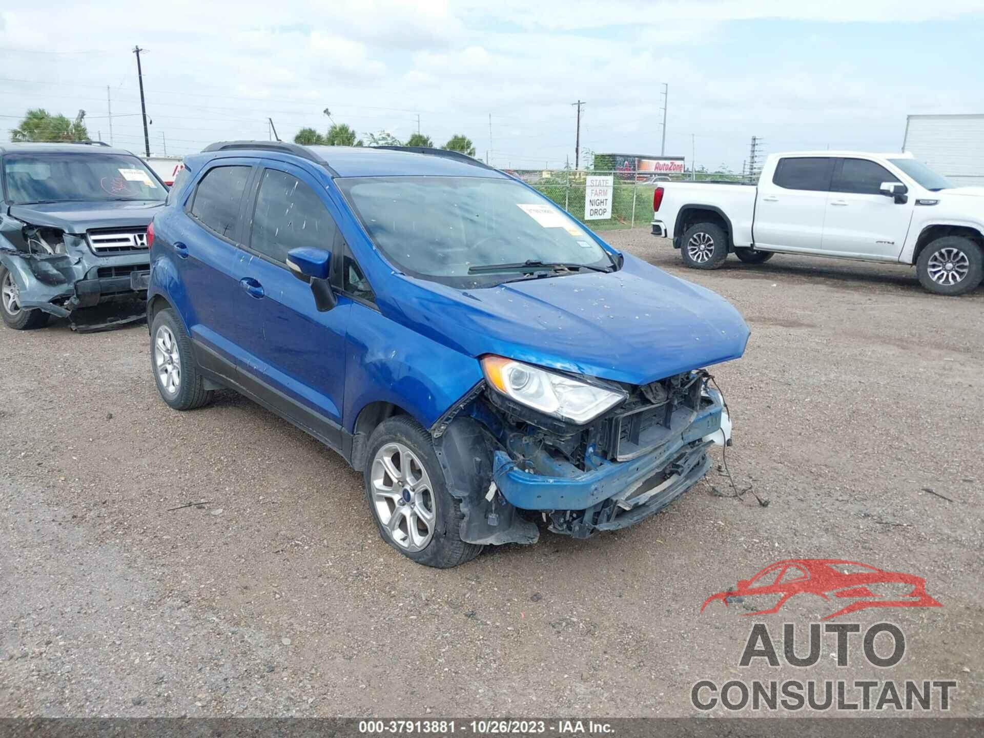 FORD ECOSPORT 2018 - MAJ3P1TE7JC179083