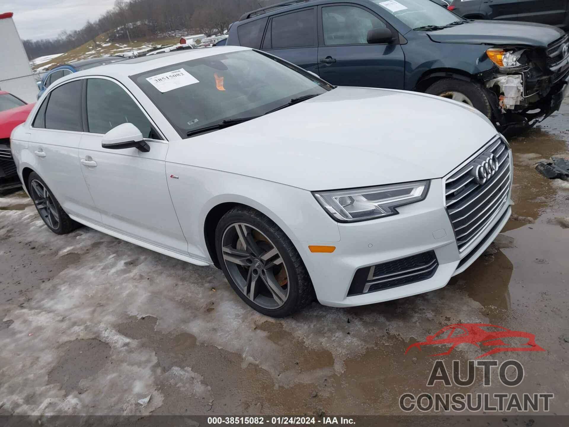 AUDI A4 2018 - WAUENAF41JA106389