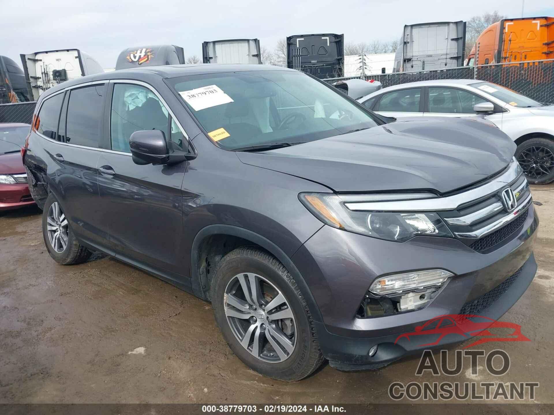 HONDA PILOT 2018 - 5FNYF6H84JB044925