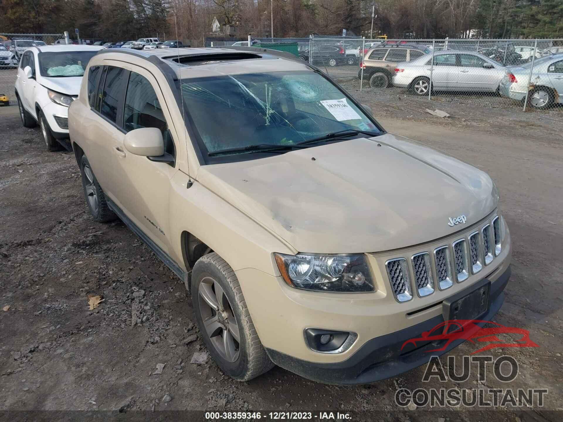 JEEP COMPASS 2017 - 1C4NJDEB5HD168273