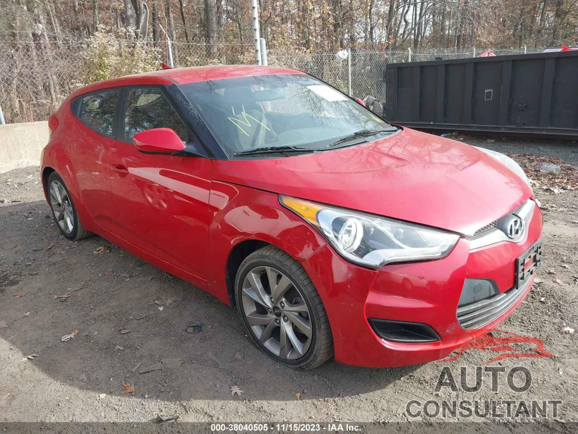 HYUNDAI VELOSTER 2016 - KMHTC6AD0GU277514