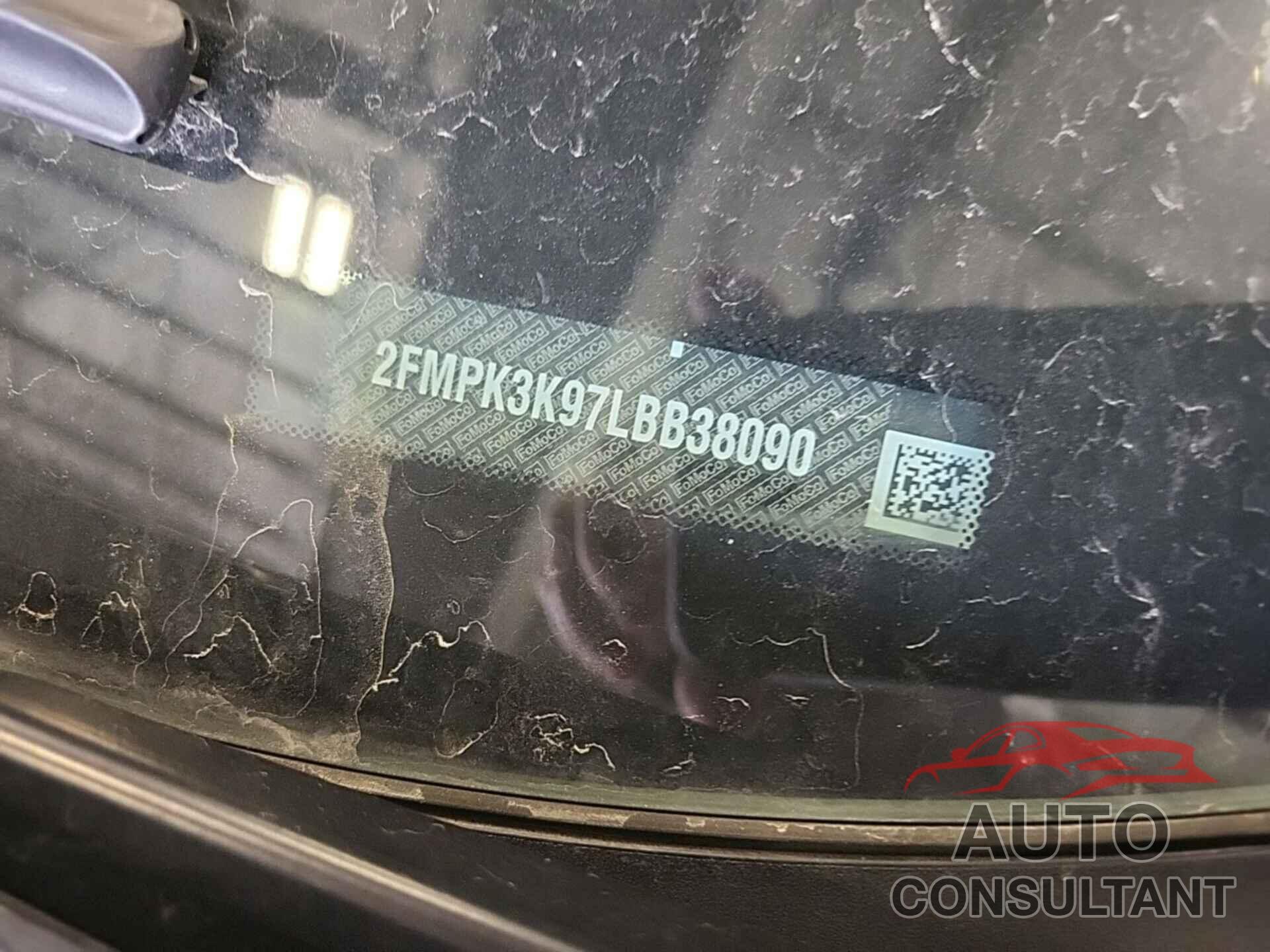 FORD EDGE 2020 - 2FMPK3K97LBB38090