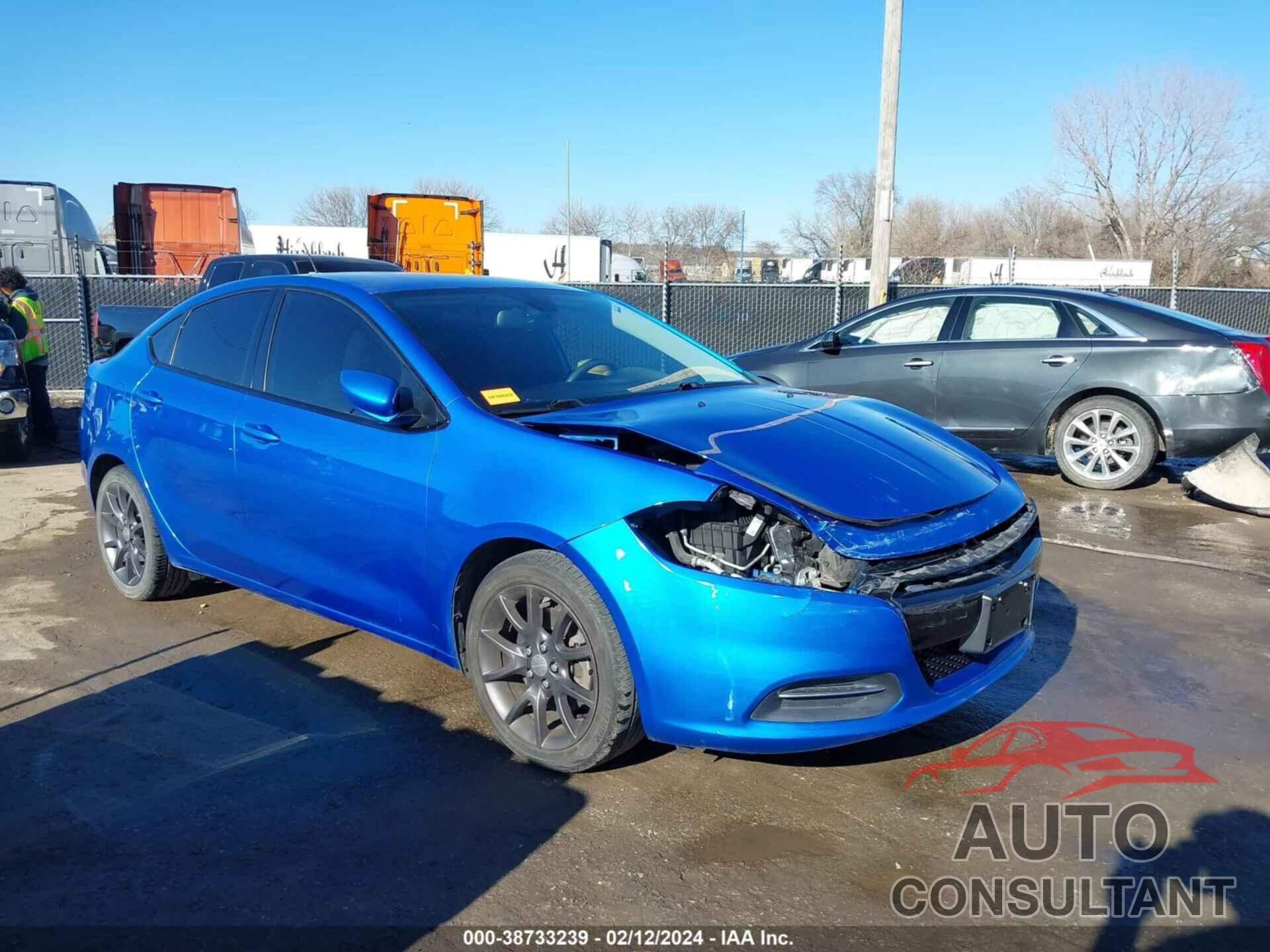 DODGE DART 2016 - 1C3CDFAA5GD503882