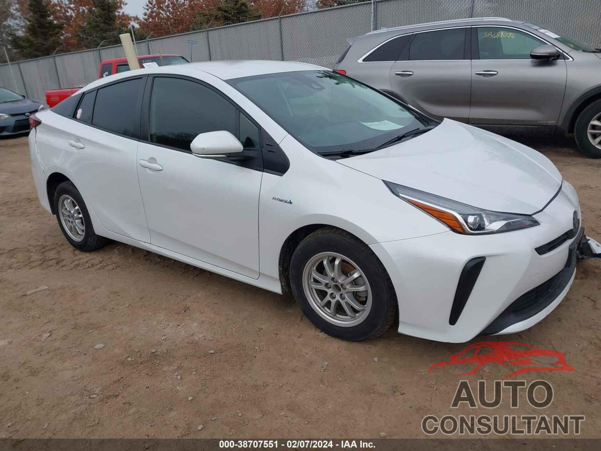 TOYOTA PRIUS 2021 - JTDKAMFU4M3151967