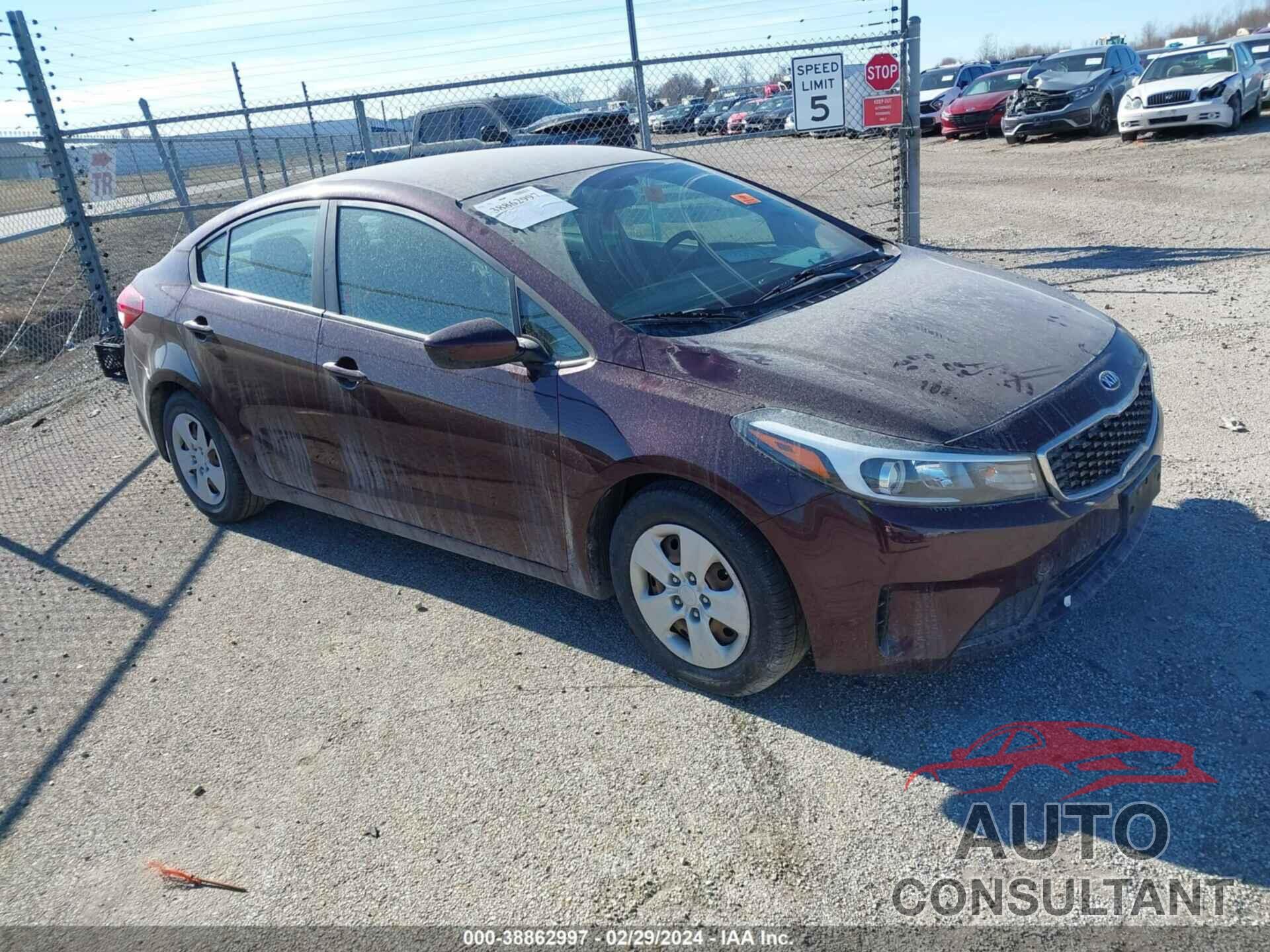 KIA FORTE 2017 - 3KPFK4A77HE160161