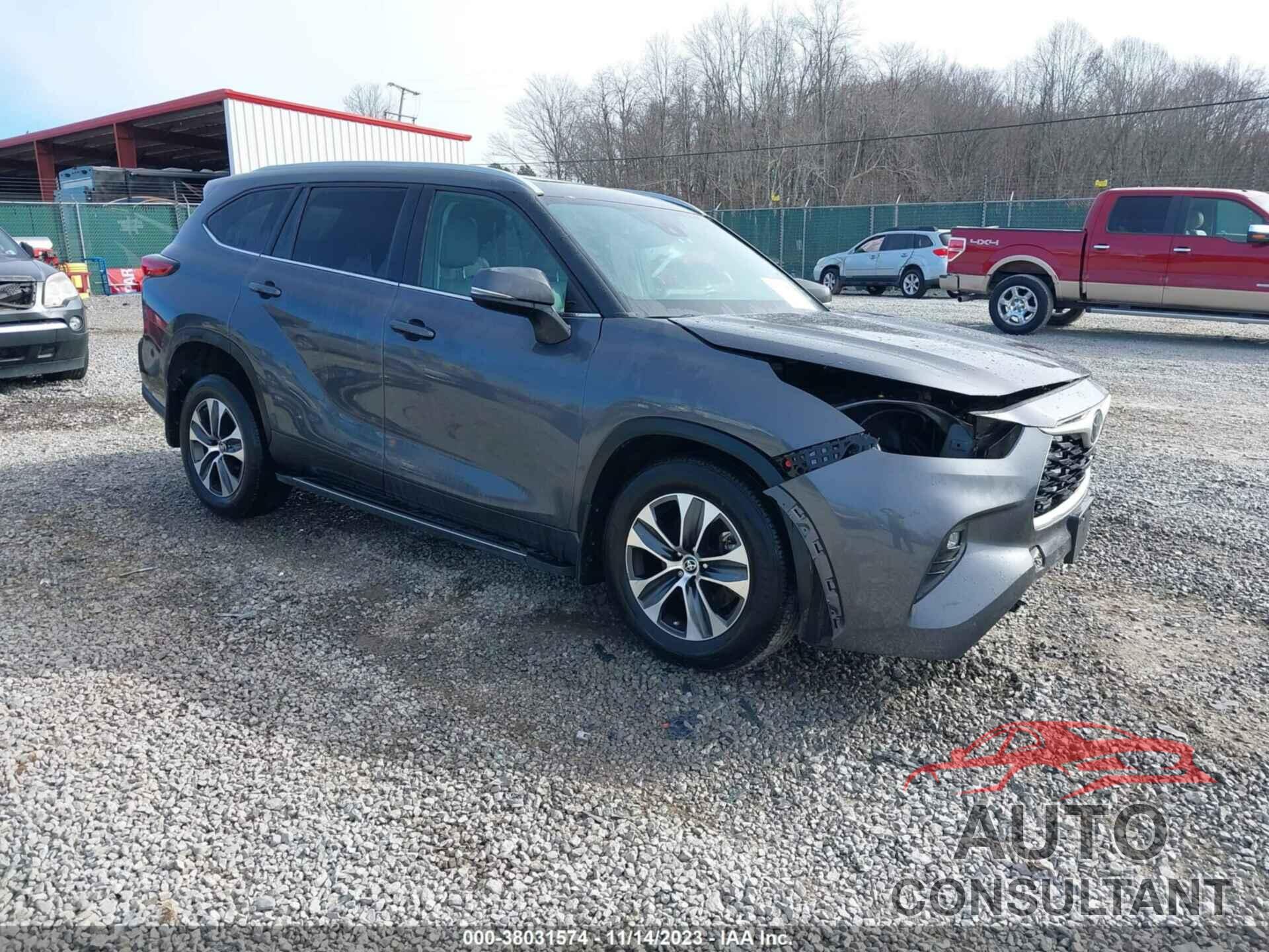TOYOTA HIGHLANDER 2022 - 5TDGZRBH6NS256711
