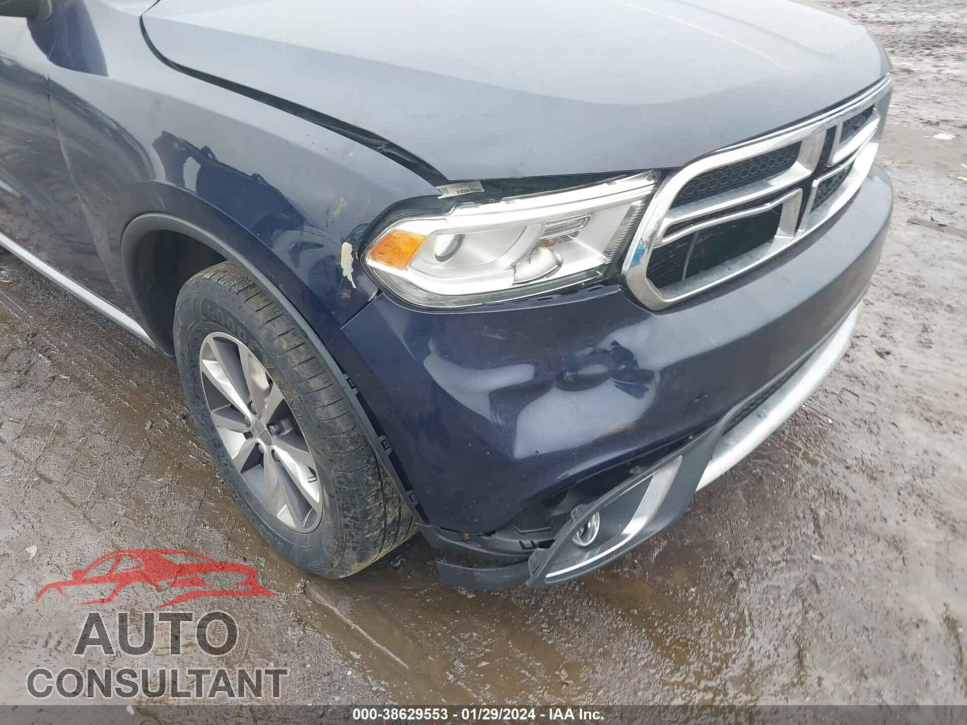 DODGE DURANGO 2016 - 1C4RDJDG4GC459940