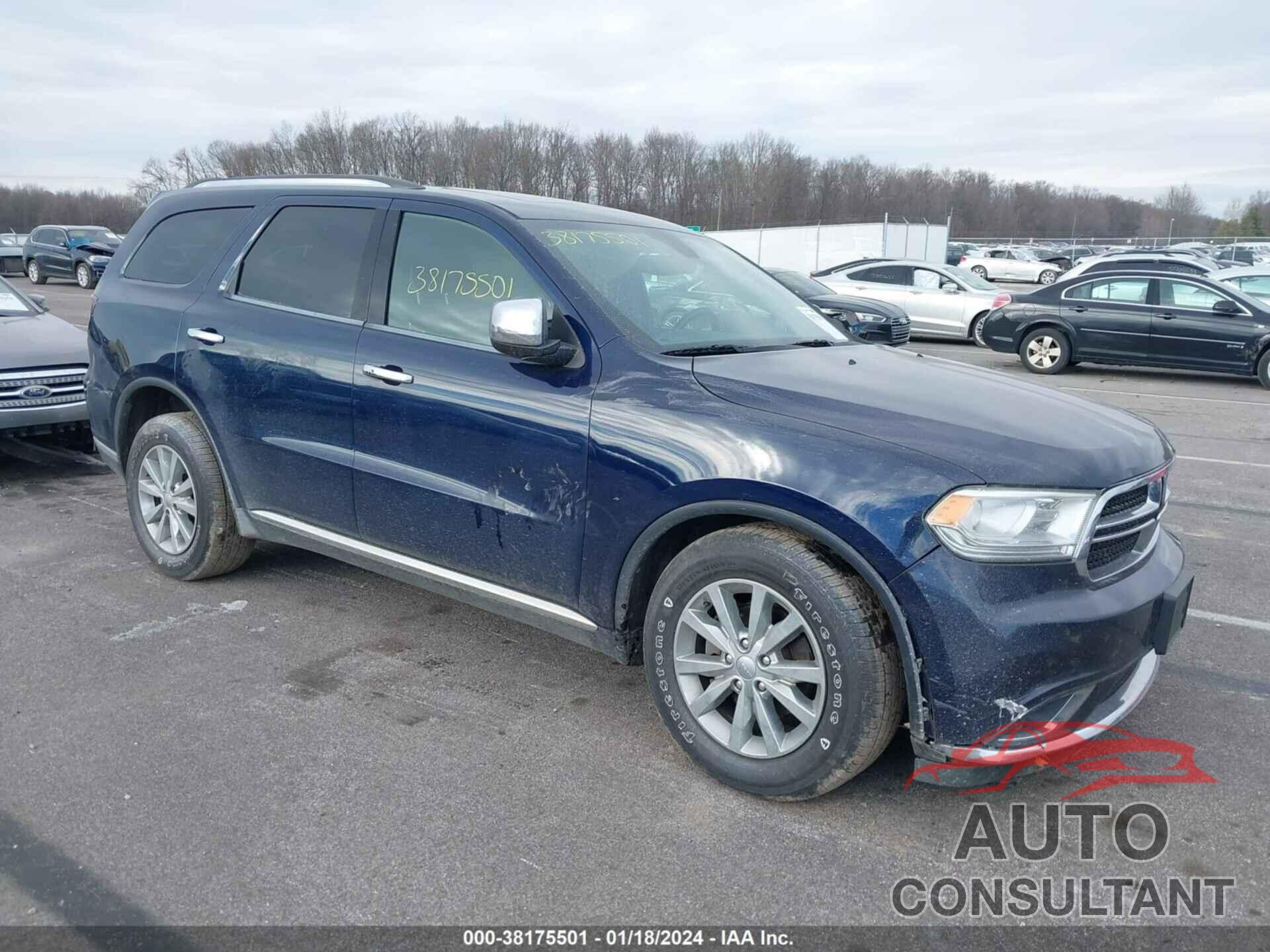 DODGE DURANGO 2018 - 1C4RDJAG8JC198419