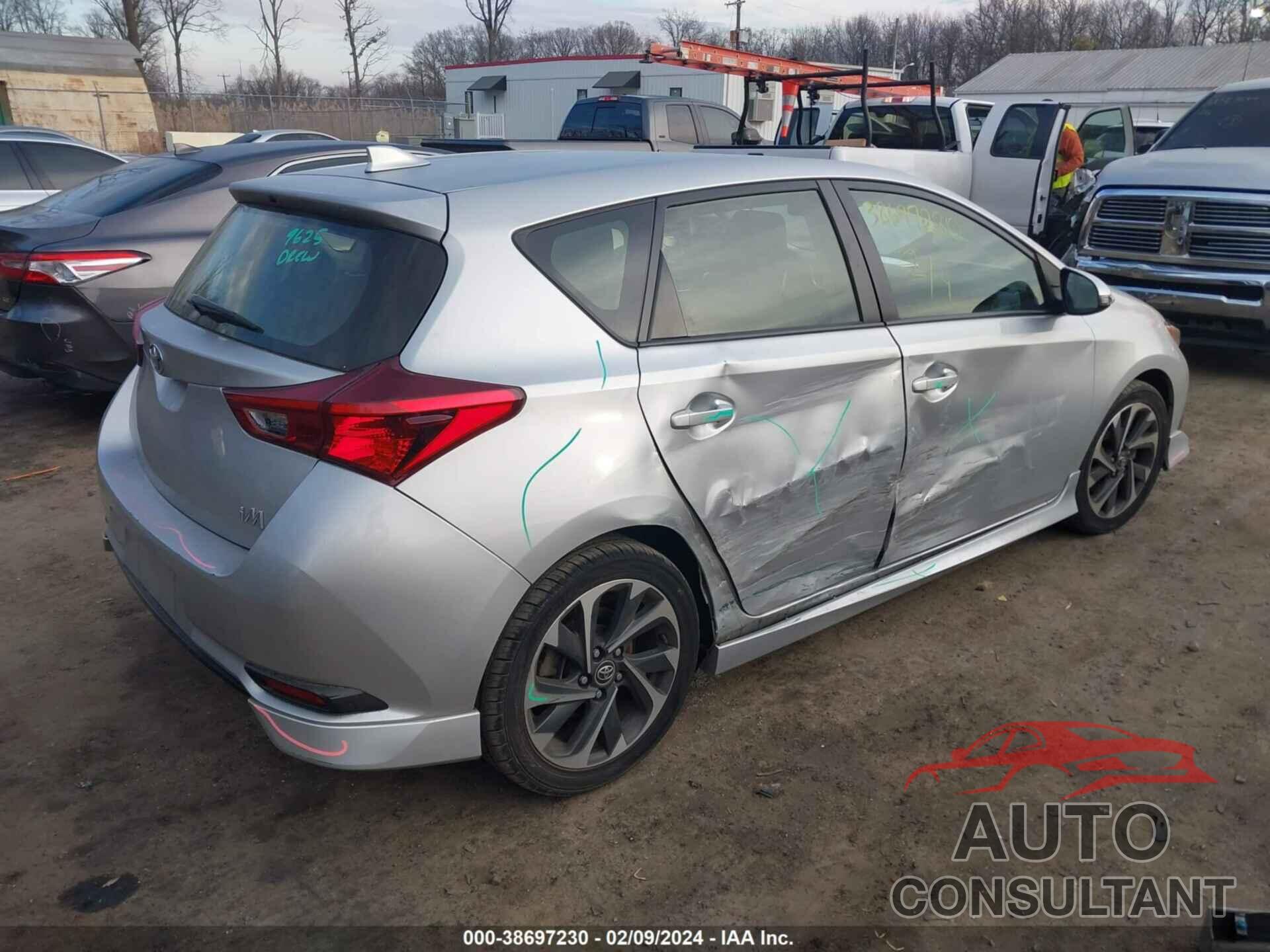 TOYOTA COROLLA IM 2018 - JTNKARJE5JJ556543