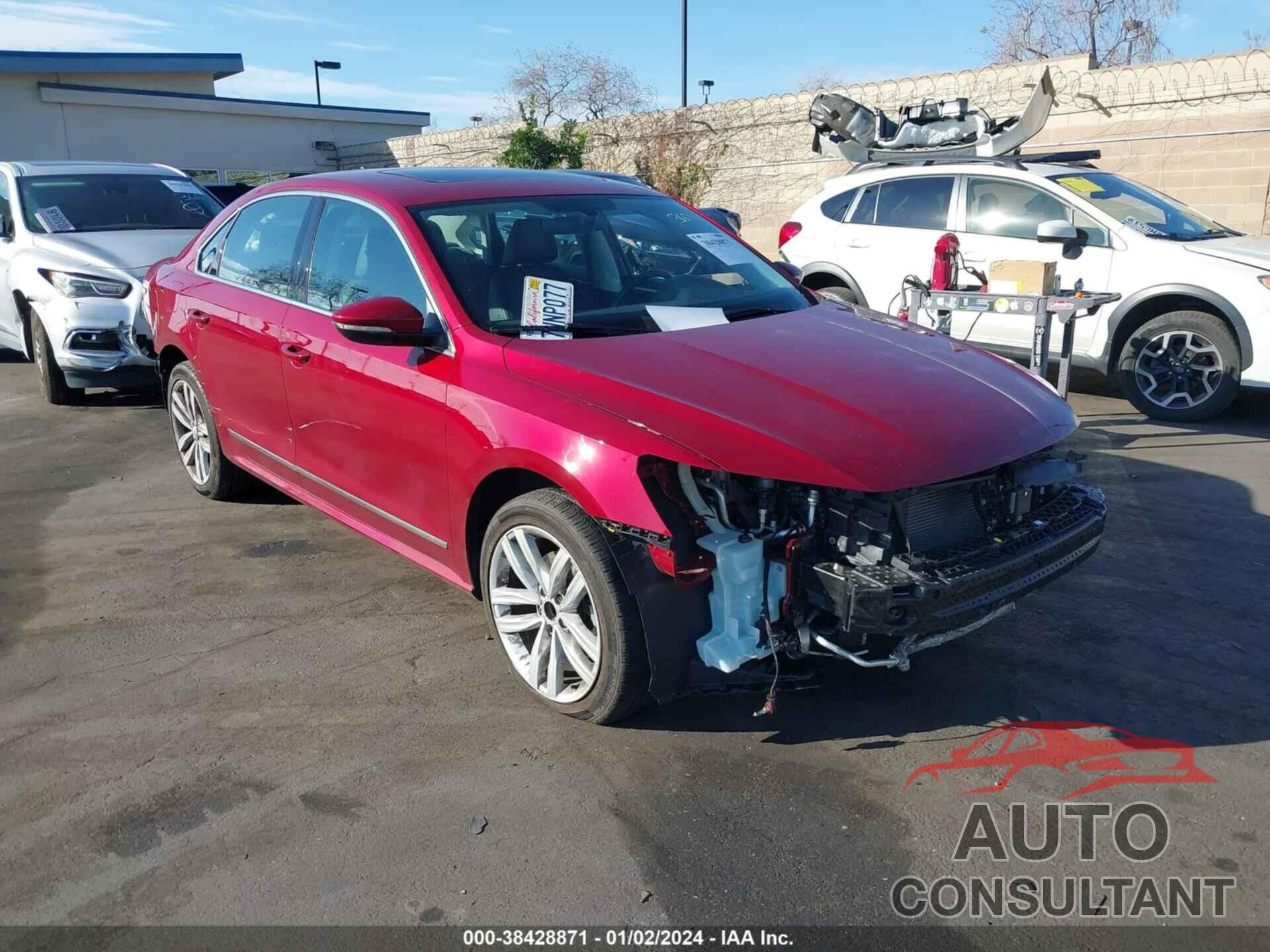 VOLKSWAGEN PASSAT 2017 - 1VWGT7A33HC037090