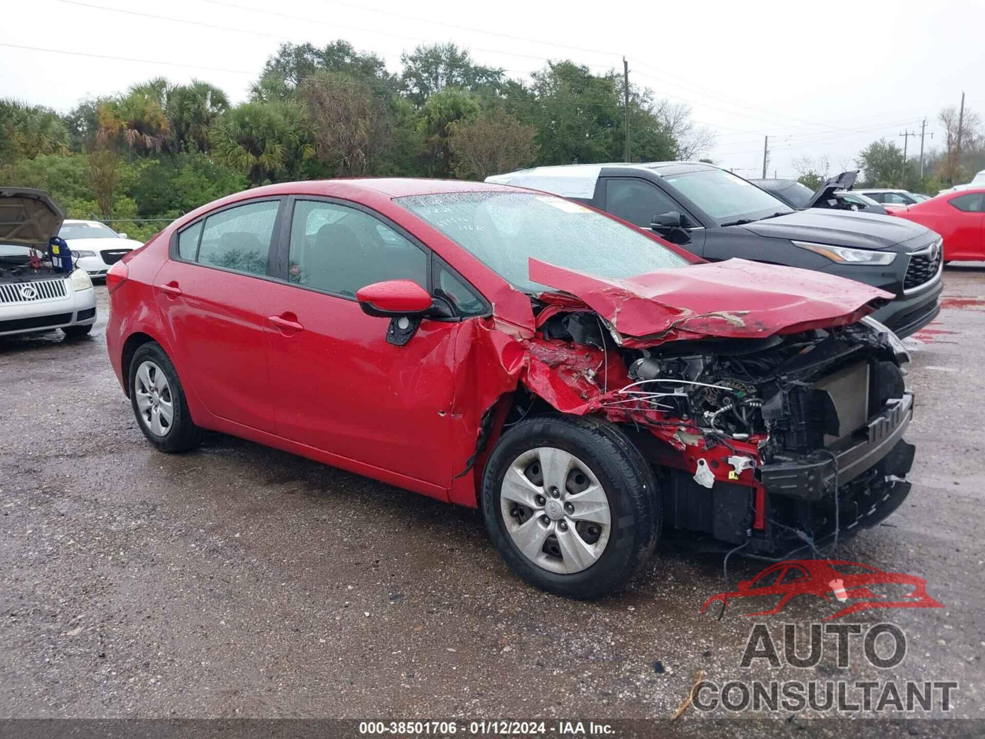 KIA FORTE 2016 - KNAFK4A62G5509158