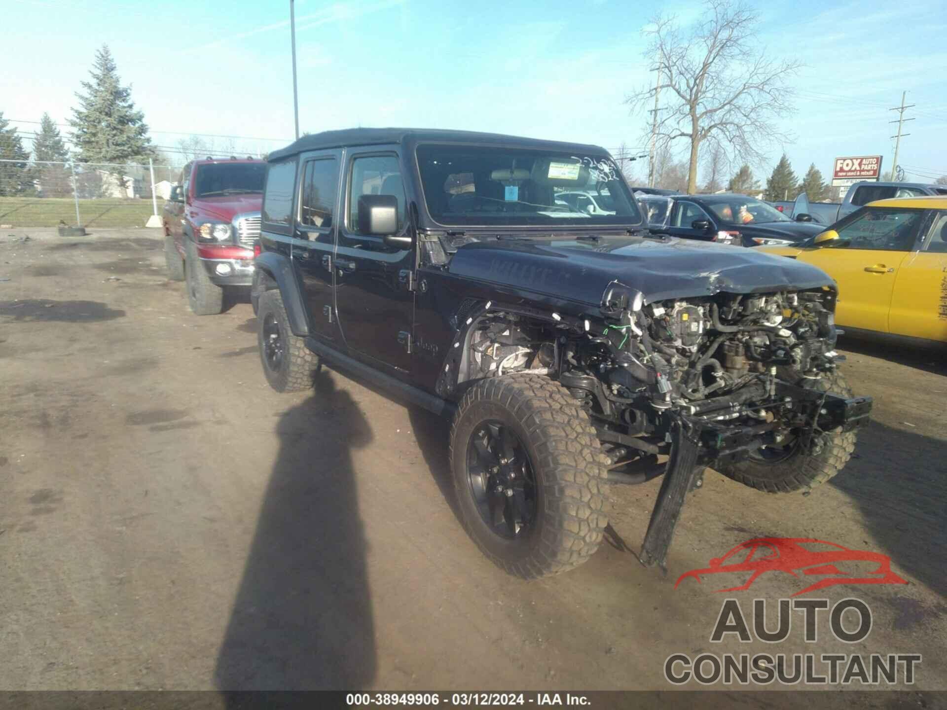 JEEP WRANGLER UNLIMITED 2022 - 1C4HJXDG0NW208822