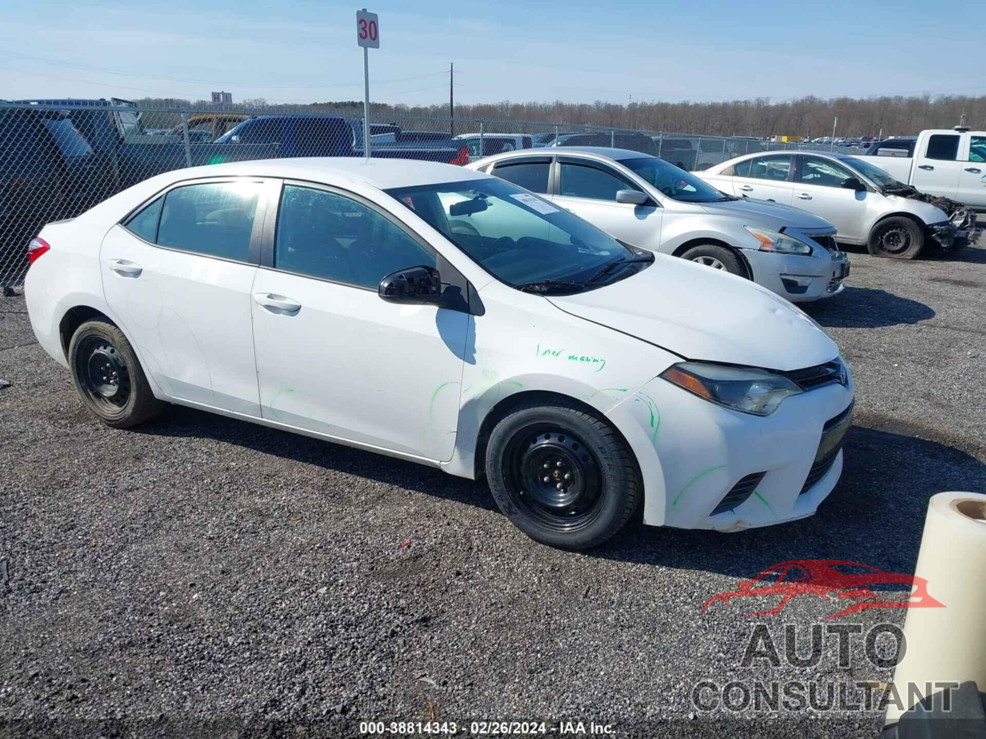 TOYOTA COROLLA 2016 - 2T1BURHE6GC529194