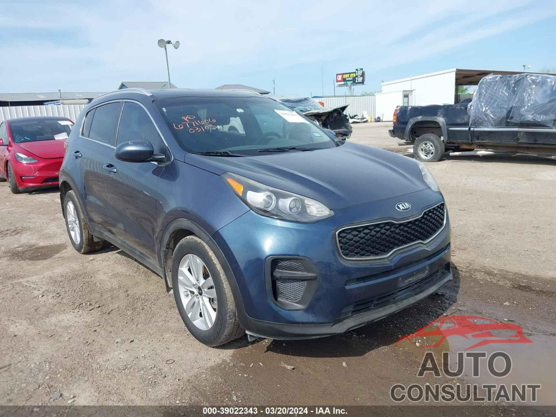 KIA SPORTAGE 2018 - KNDPM3AC0J7353828