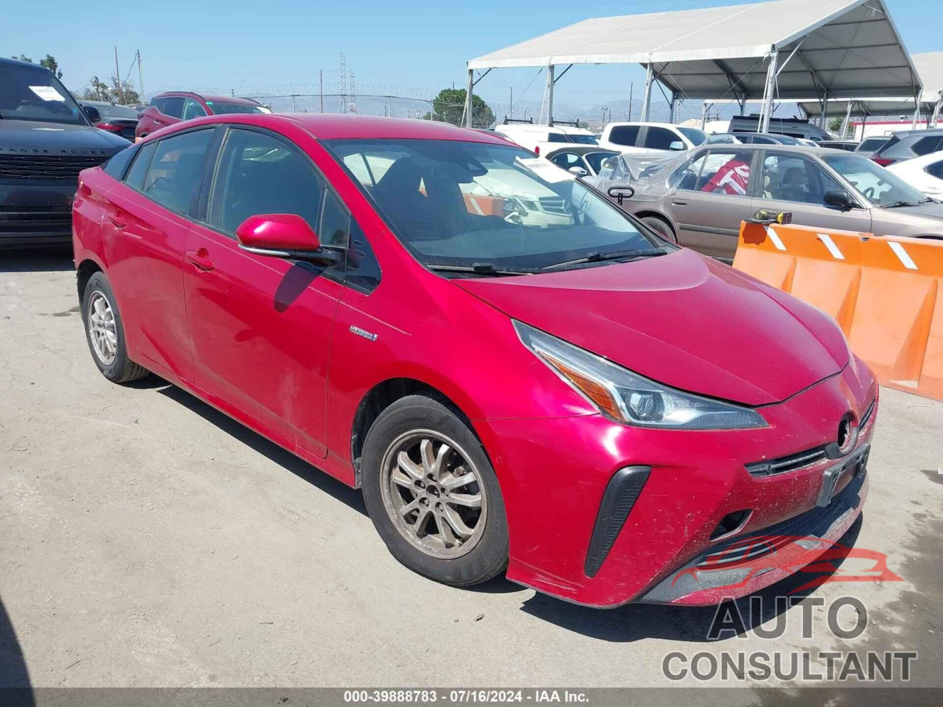 TOYOTA PRIUS 2019 - JTDKARFU6K3100433