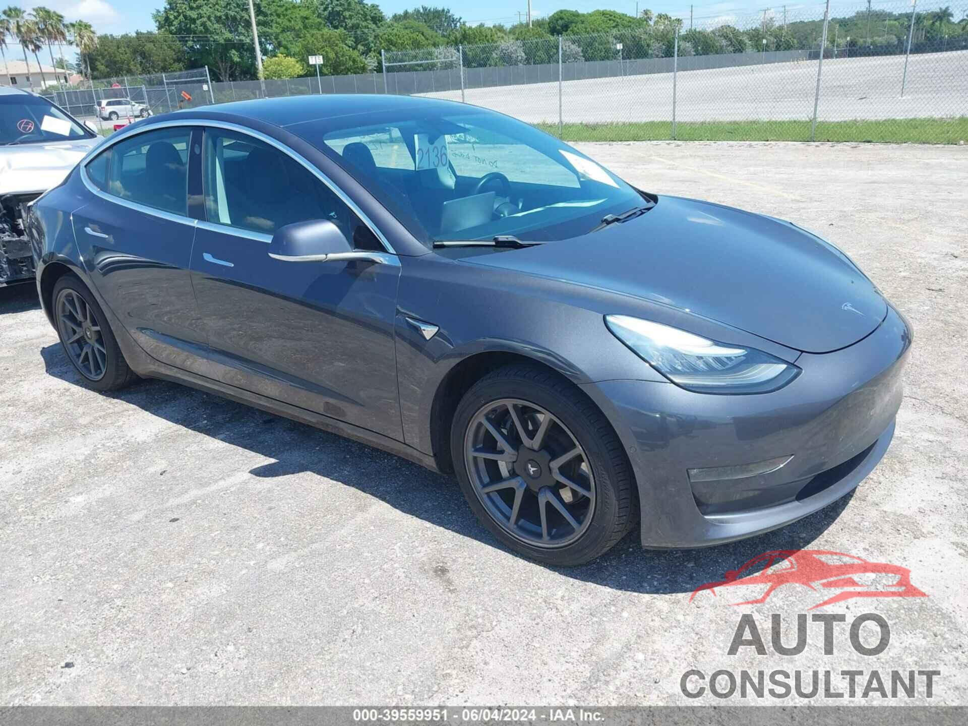 TESLA MODEL 3 2019 - 5YJ3E1EB2KF418109