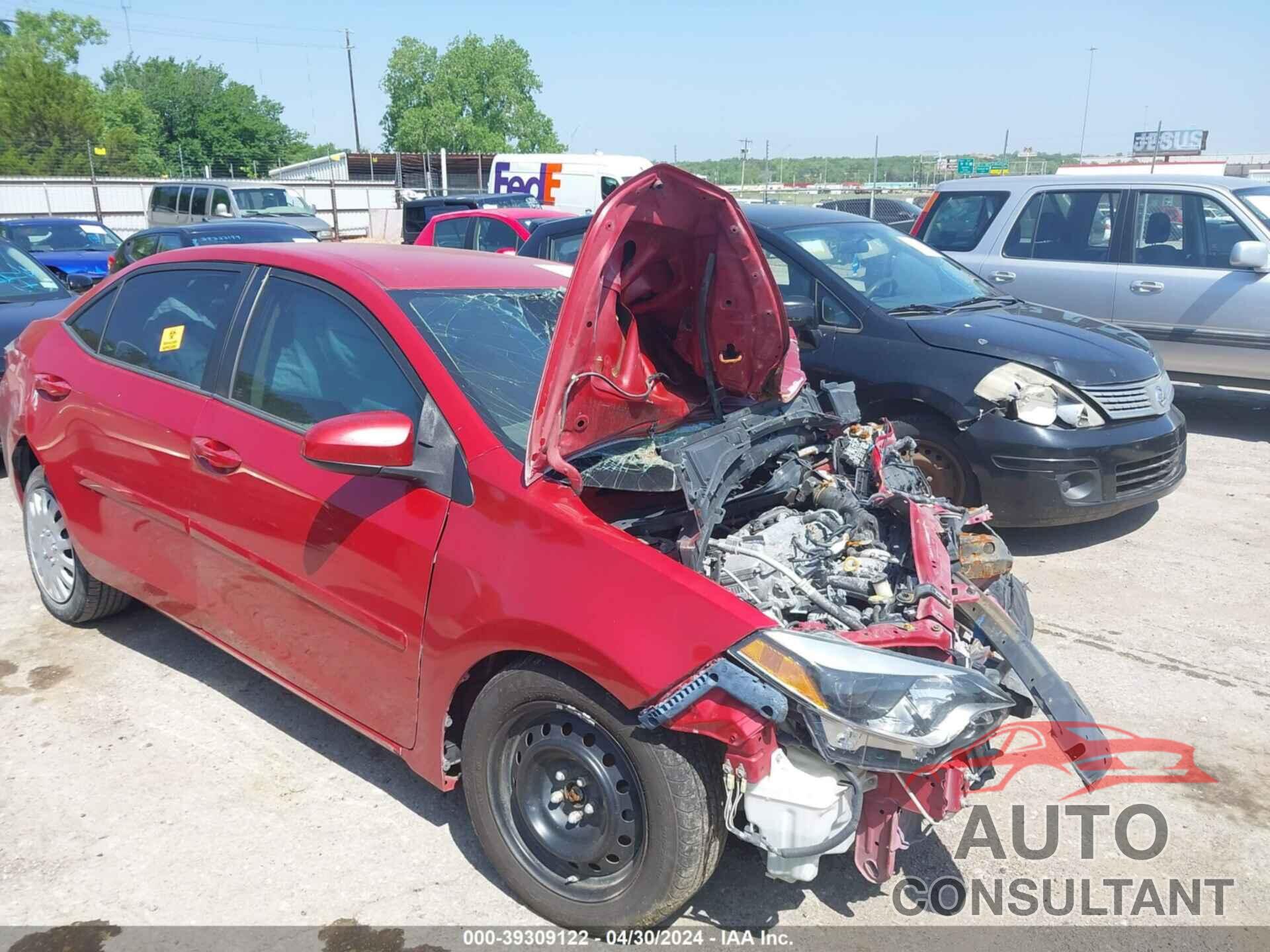 TOYOTA COROLLA 2016 - 2T1BURHE7GC650008