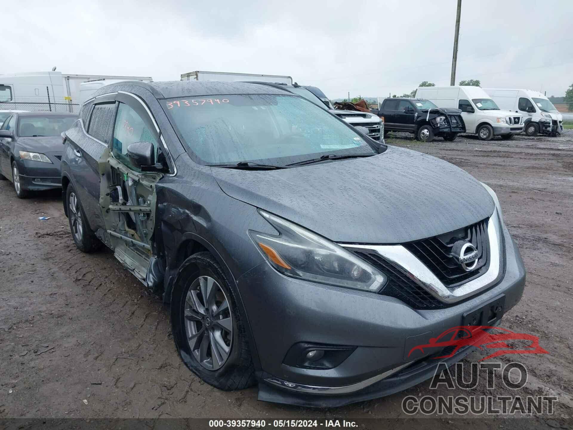 NISSAN MURANO 2018 - 5N1AZ2MH0JN130379