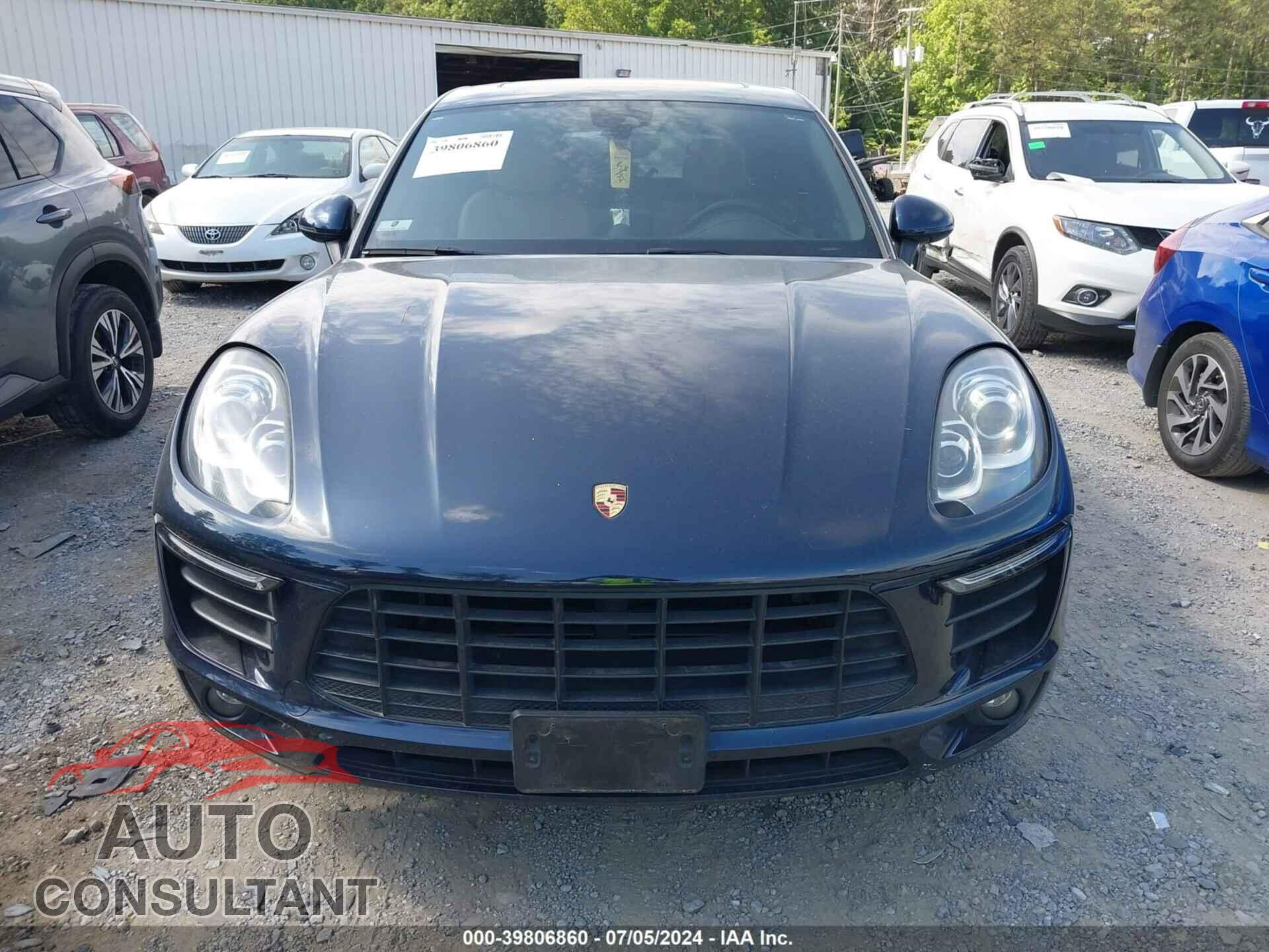 PORSCHE MACAN 2017 - WP1AA2A54HLB04538