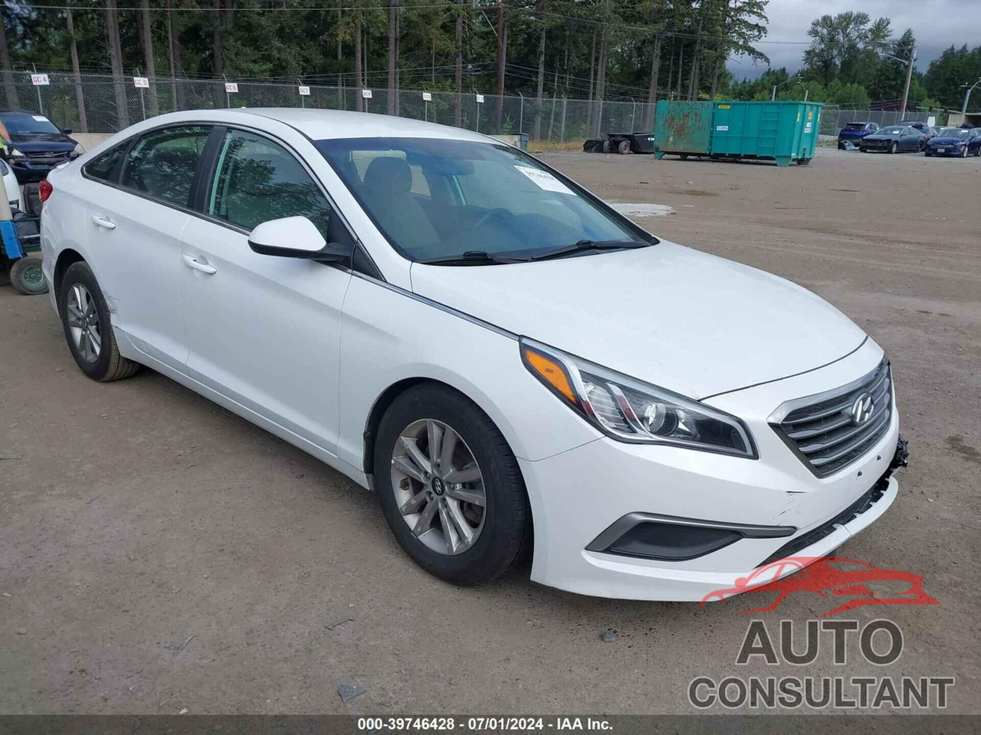 HYUNDAI SONATA 2017 - 5NPE24AFXHH451798