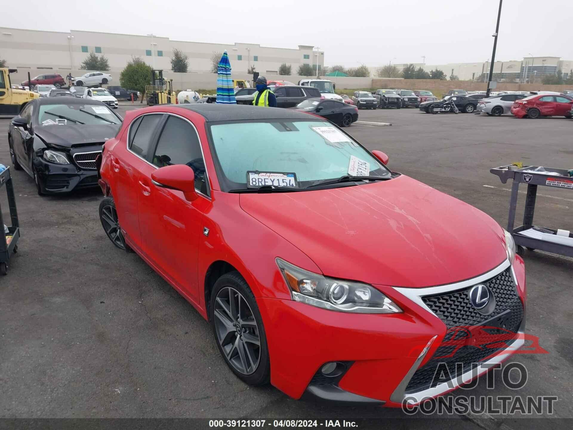 LEXUS CT 200H 2016 - JTHKD5BH1G2264130