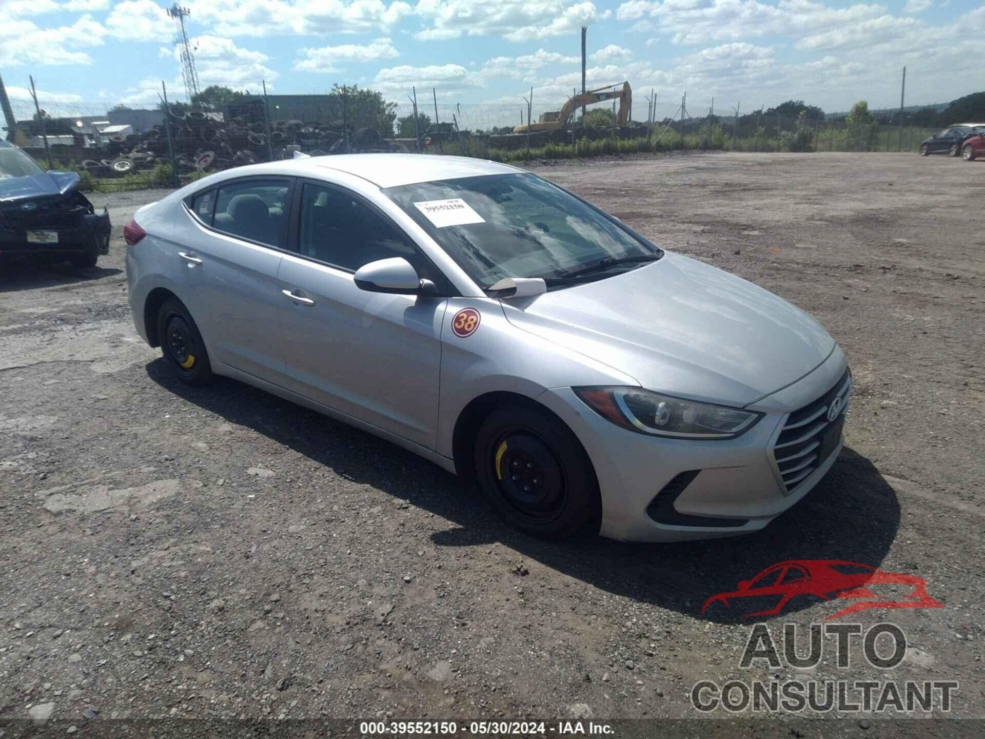 HYUNDAI ELANTRA 2017 - 5NPD74LF2HH135533